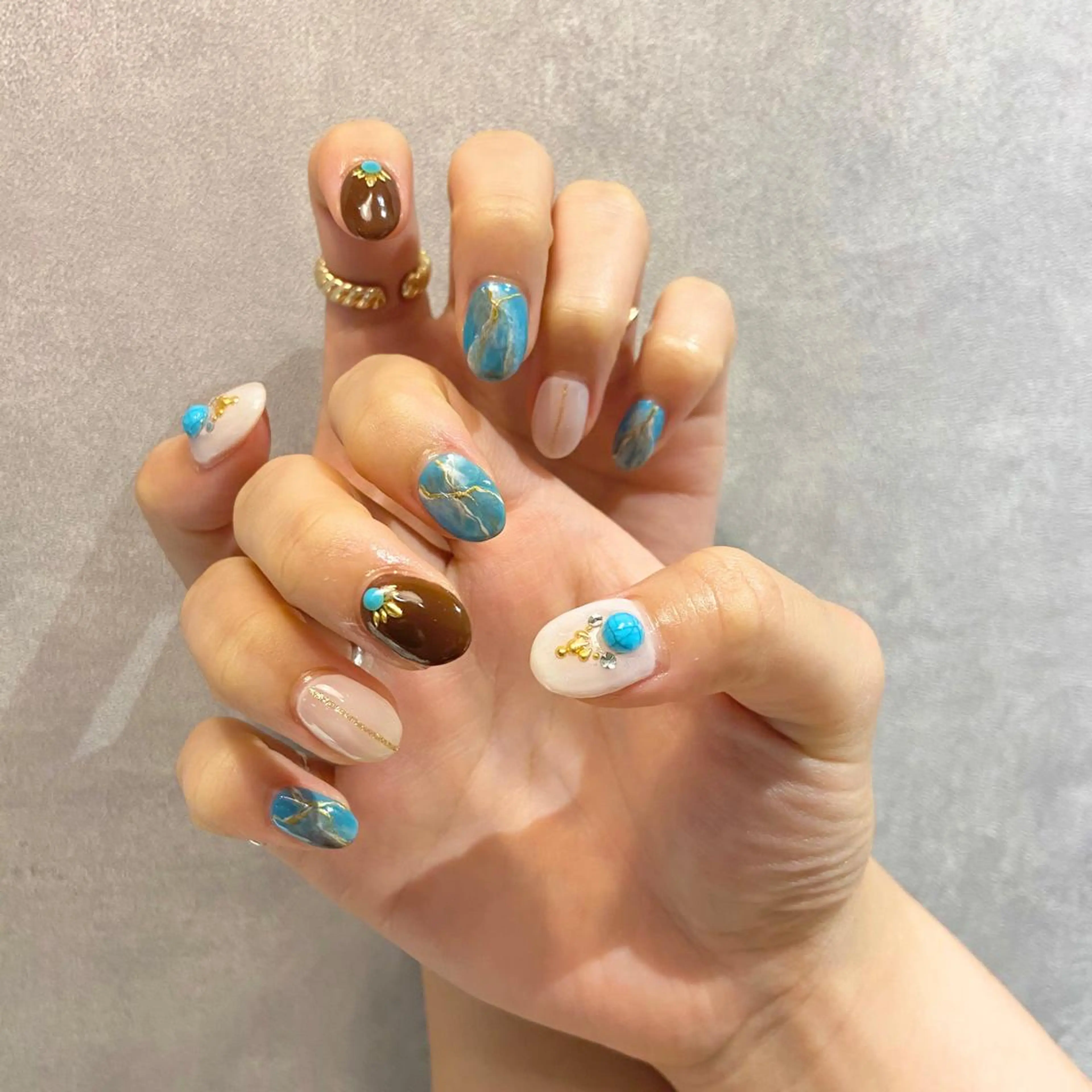 ネイル ハンドネイル happiness プライベートサロンのネイルデザイン