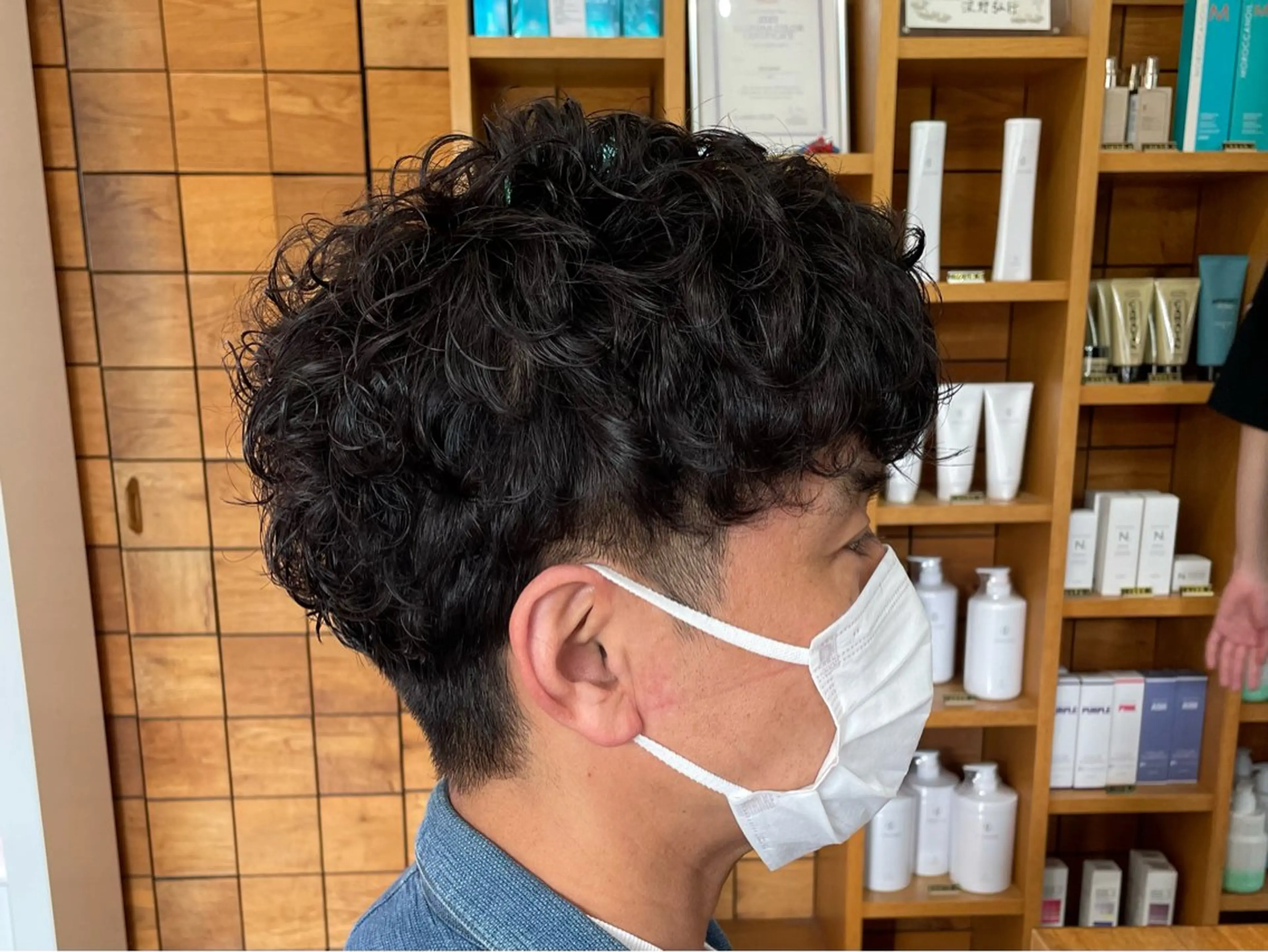 ショート パーマ メンズ メンズヘア⚜️志村 哲也⚜️のヘアスタイル