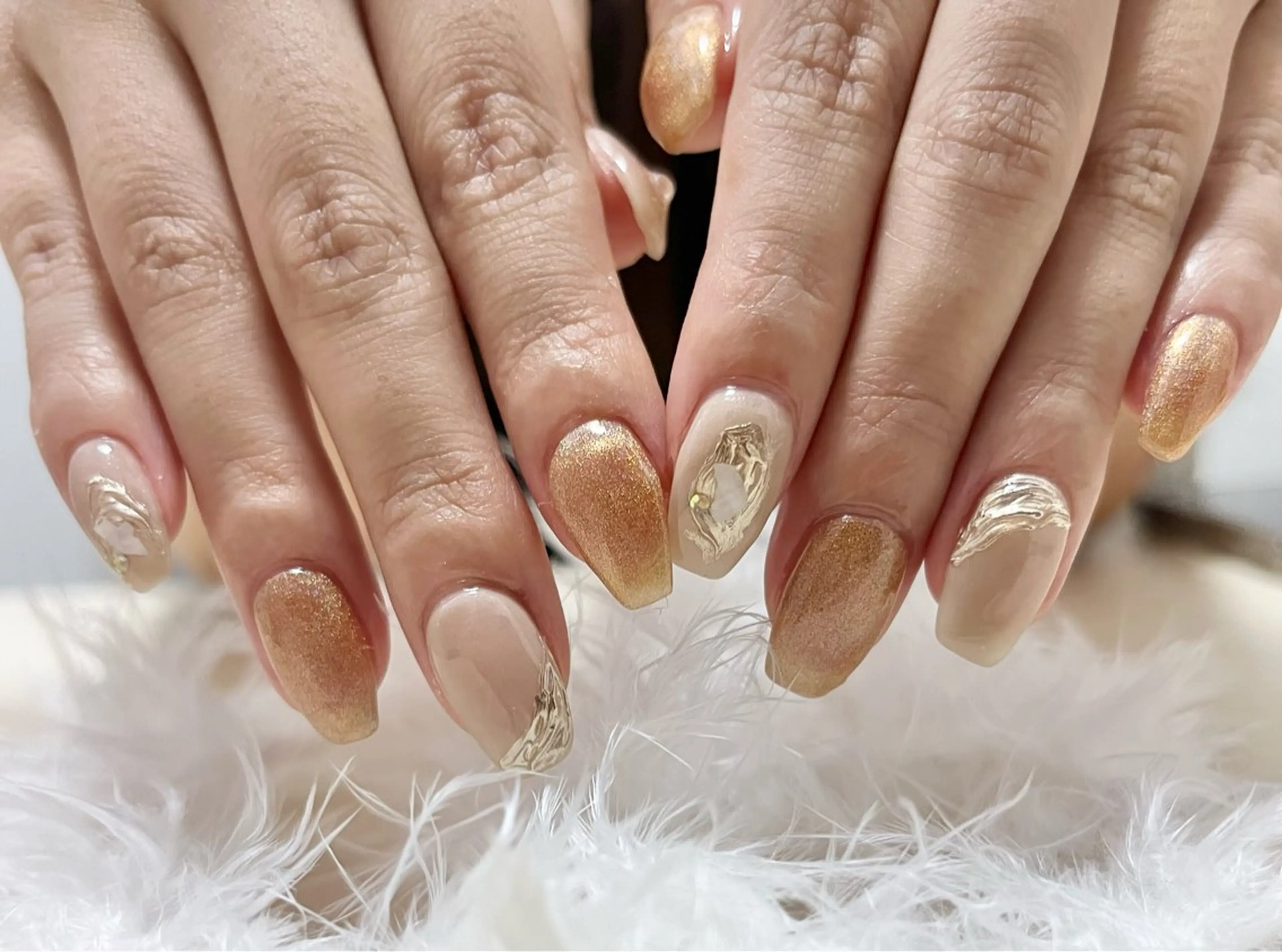 ネイル ニュアンスネイル わたなべ さやかのネイルデザイン