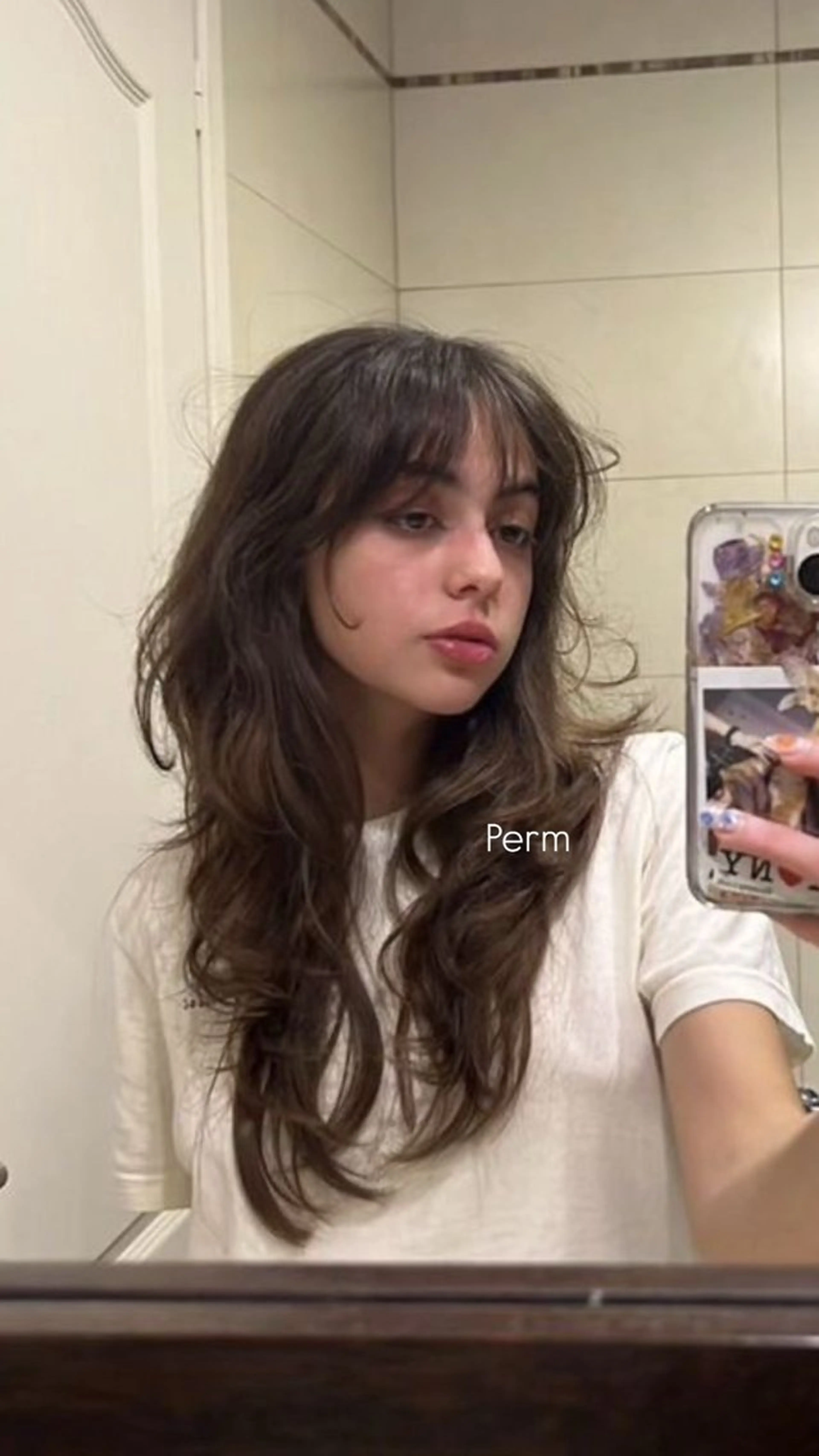 ロング パーマ momoka🩶 艶カラー‪𓈒𓏸のヘアスタイル