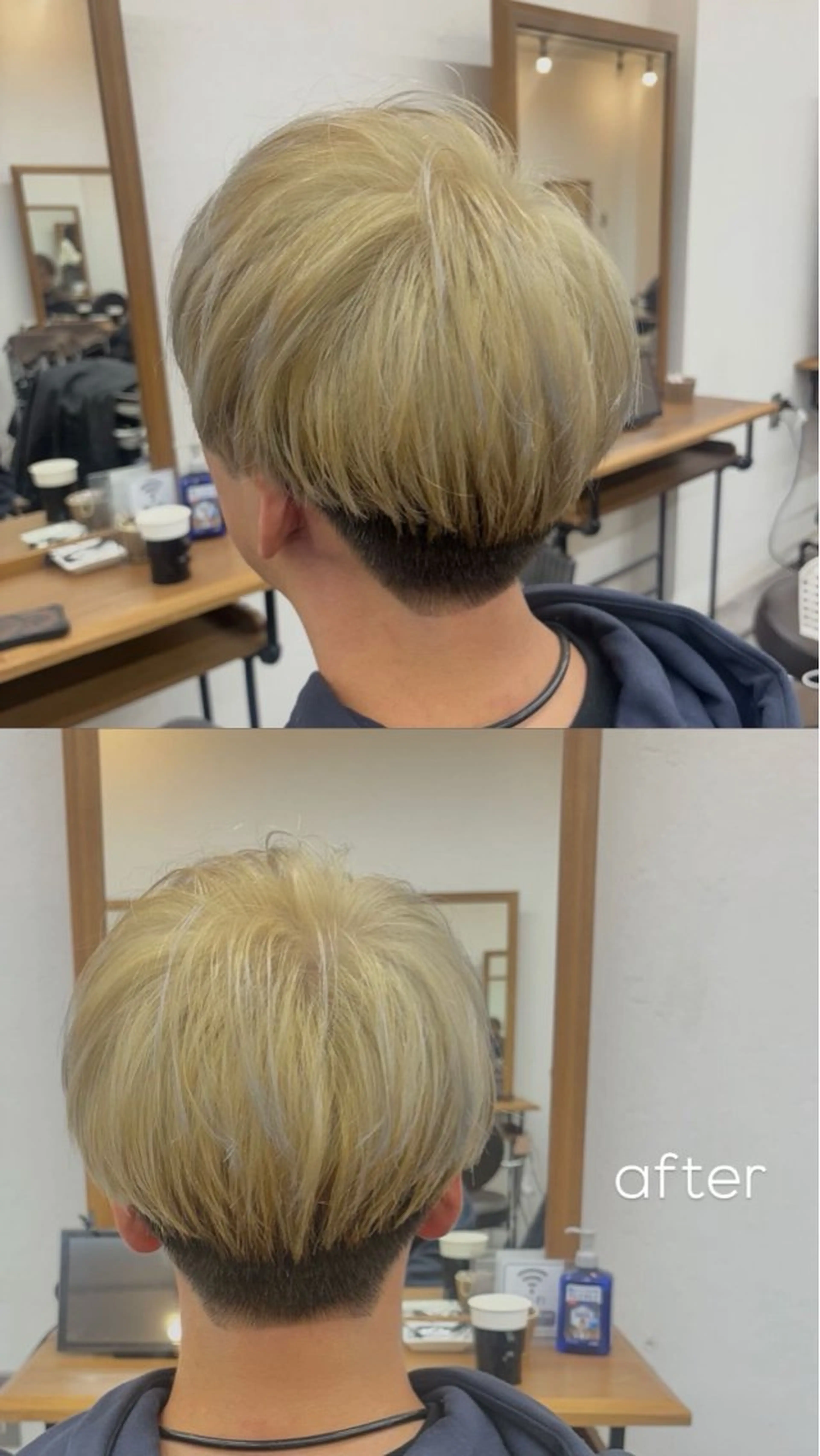 カラー メンズ メンズブリーチ メンズハイトーン ブリーチ ハイトーンカラー カット ヘアカラー suzu🍒 luxbeのヘアスタイル