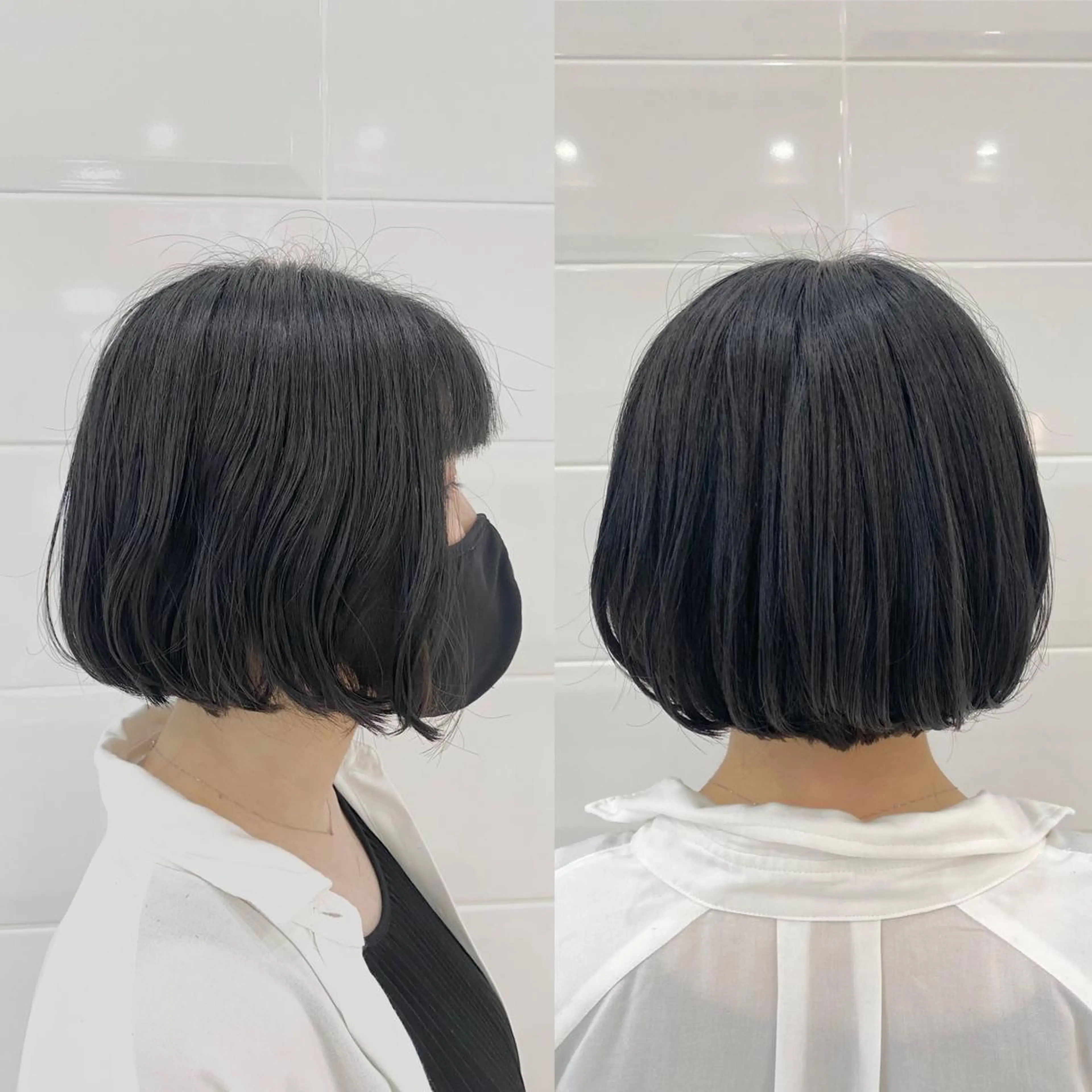 ショート ボブ 竹内 美貴のヘアスタイル