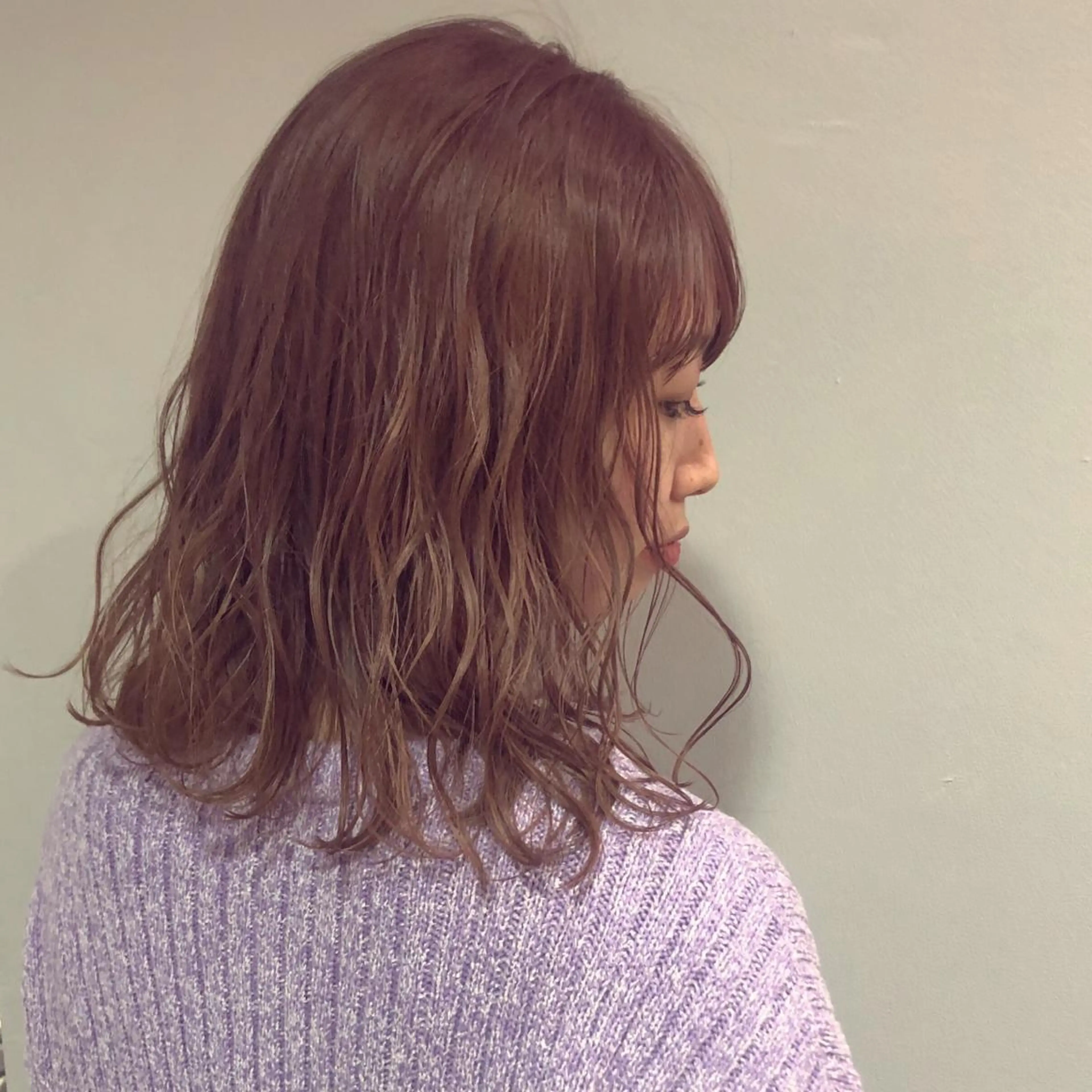 ミディアム カラー 当日予約大歓迎💗 依田瑞希のヘアスタイル