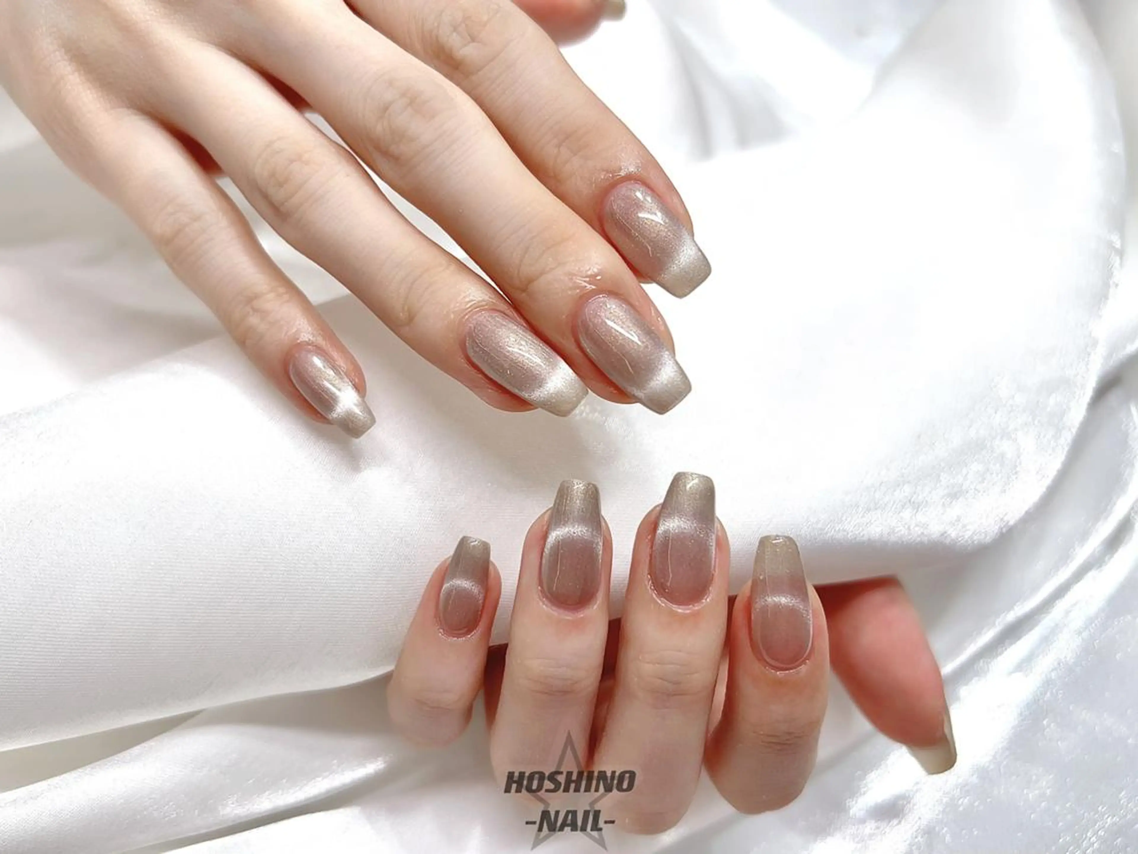 ネイル フレンチネイル マグネットネイル マグネットフレンチ ★Rena Nail★のネイルデザイン