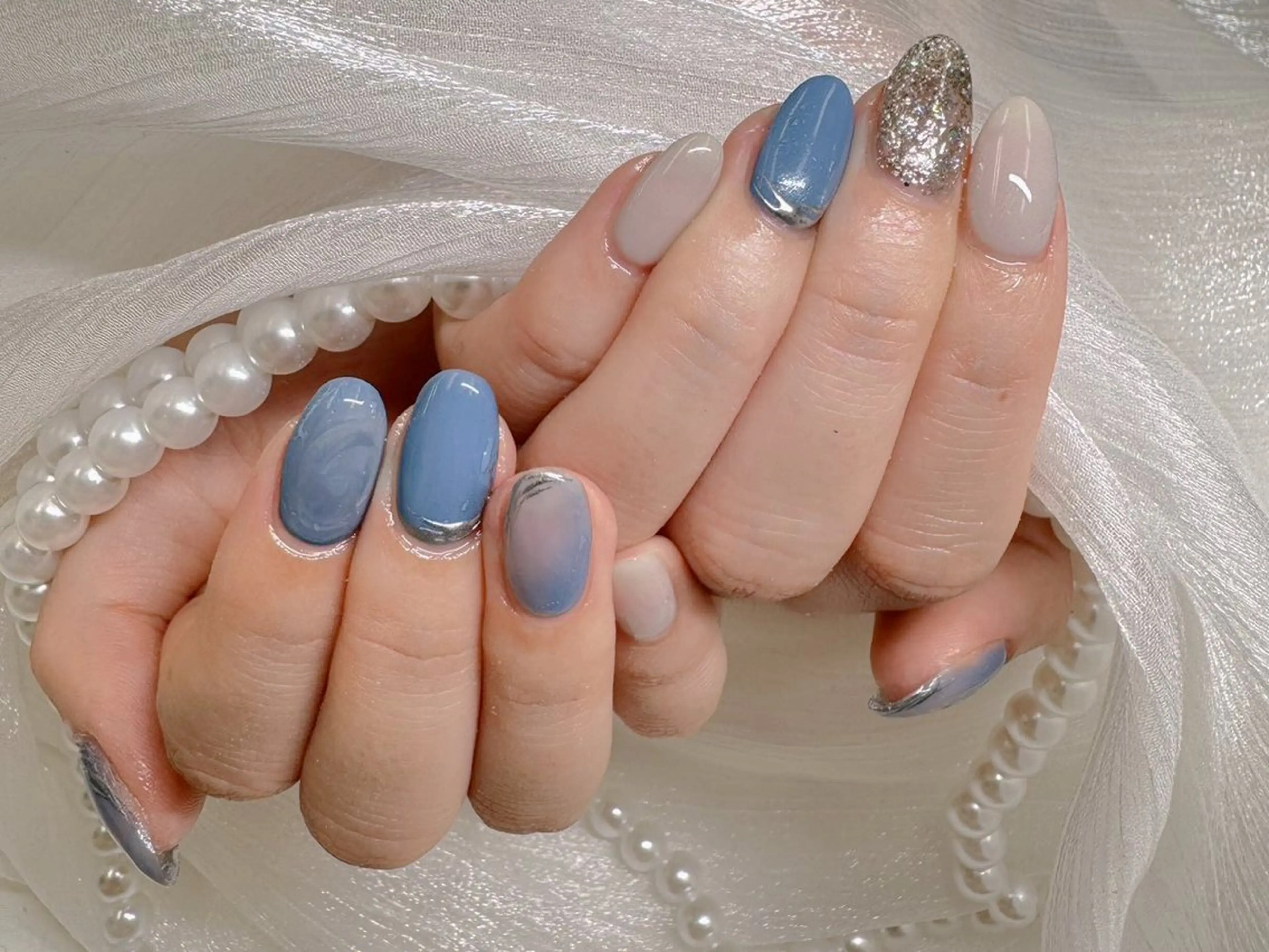 ネイル ハンドネイル ハンドケア OCEAN nail パラジェル　取扱い店のネイルデザイン