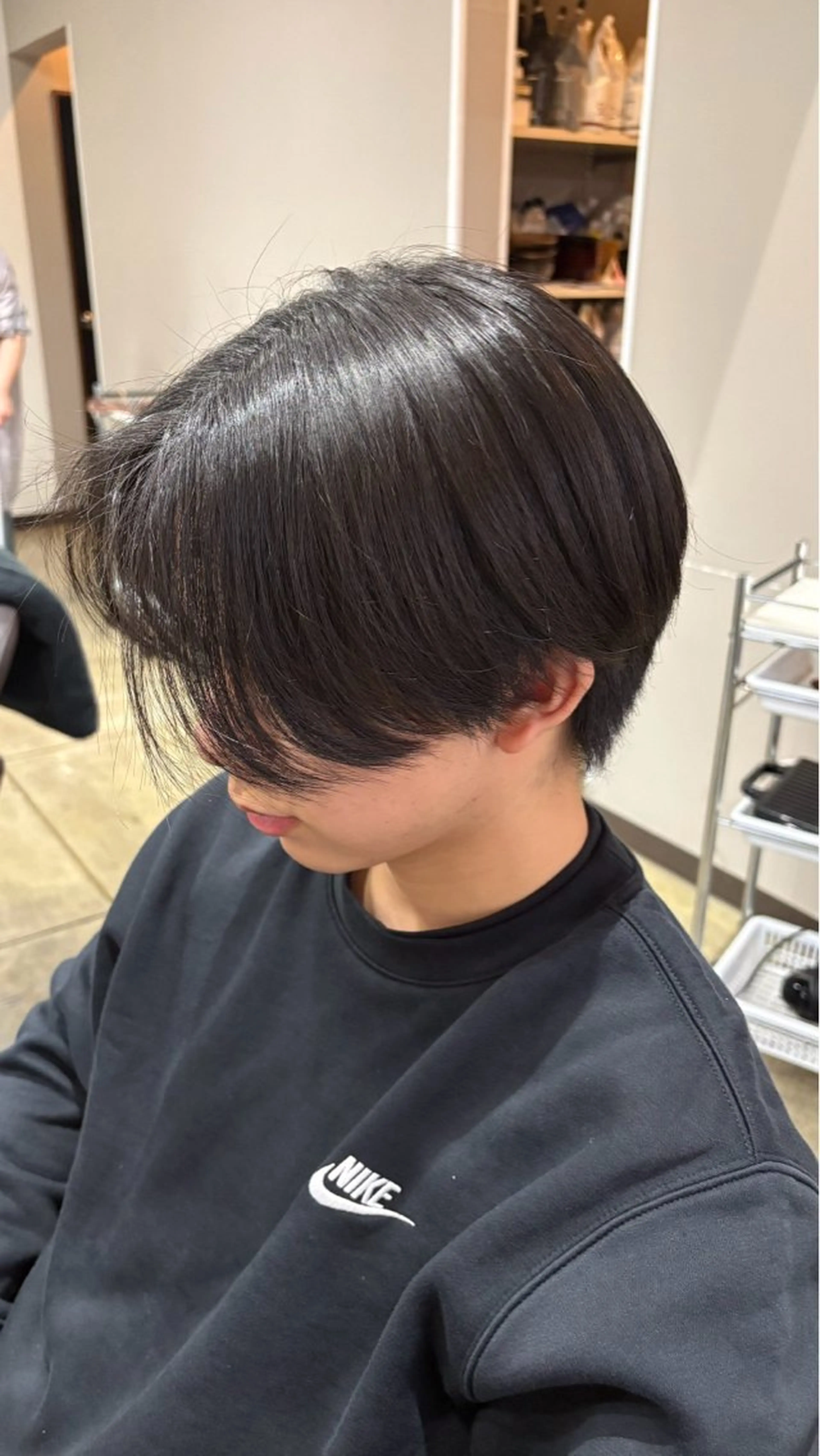 メンズ 縮毛矯正 中島 万凜のヘアスタイル