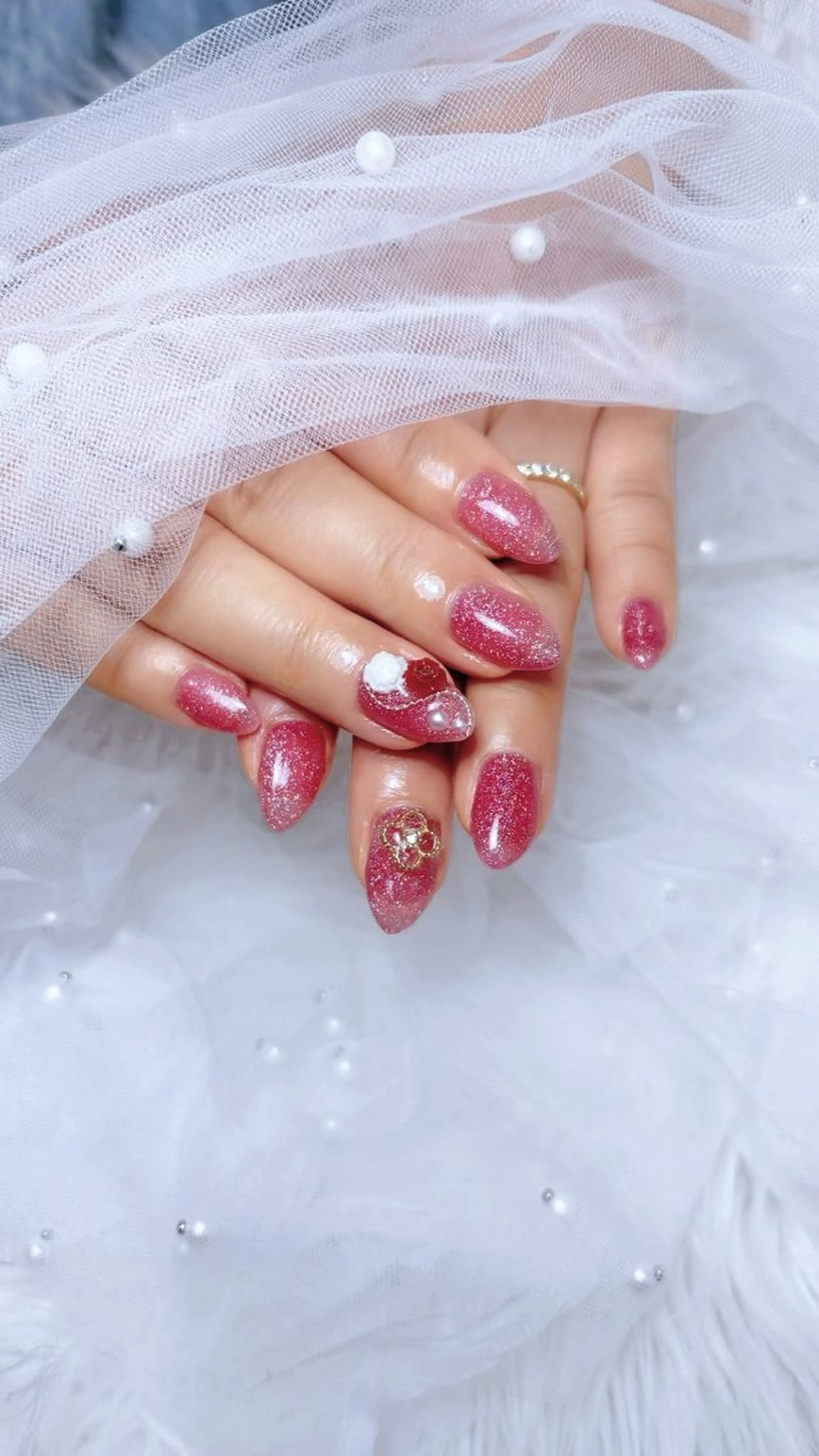 ネイル ワンカラーネイル ハンドネイル 𝑬𝑹𝑰𝑲𝑨 𓂃🎀𓈒𓏸のネイルデザイン