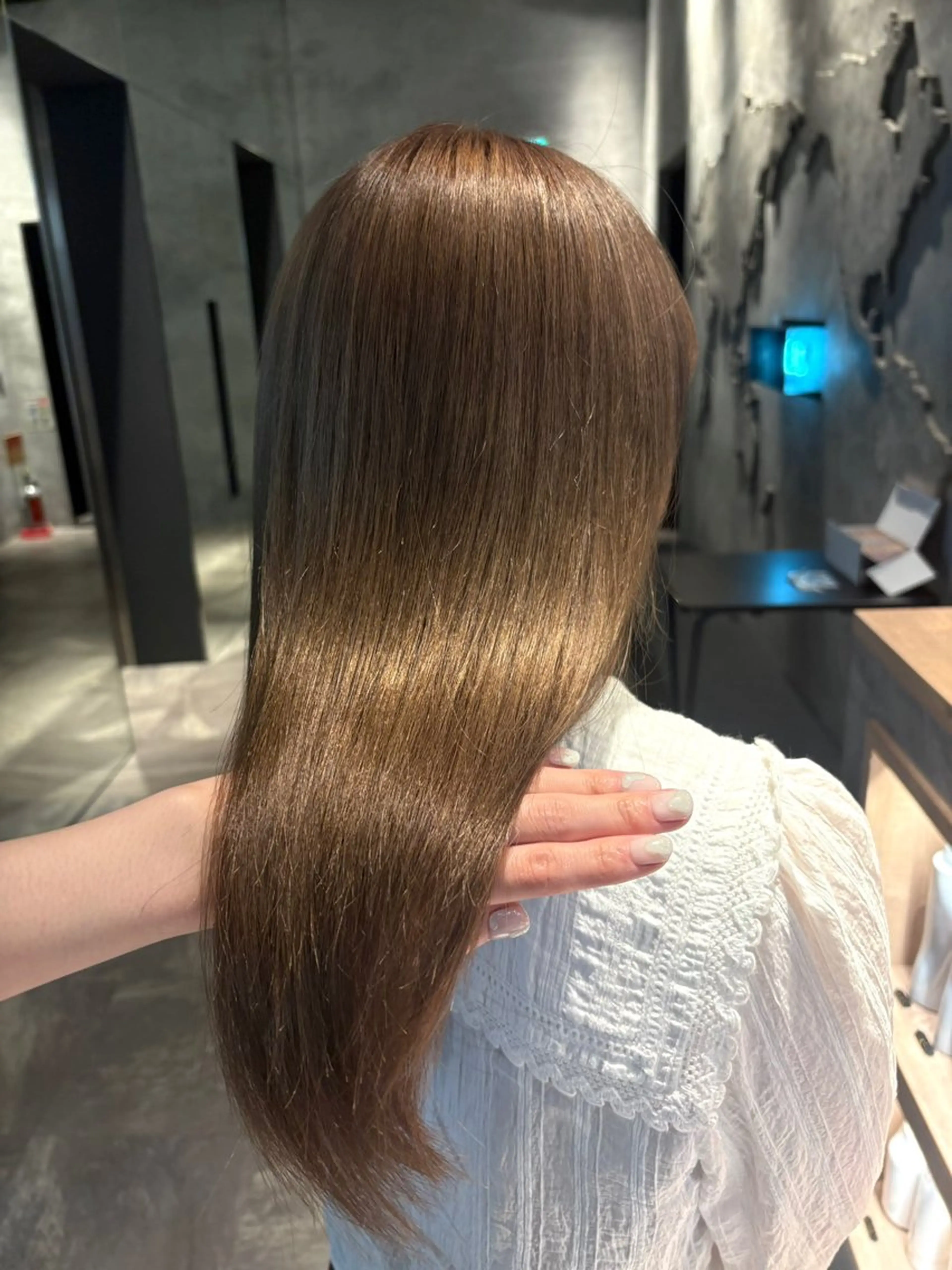 セミロング カラー ヘアカラー 🫧透明感カラー/ 寒色カラー/Risaのヘアスタイル