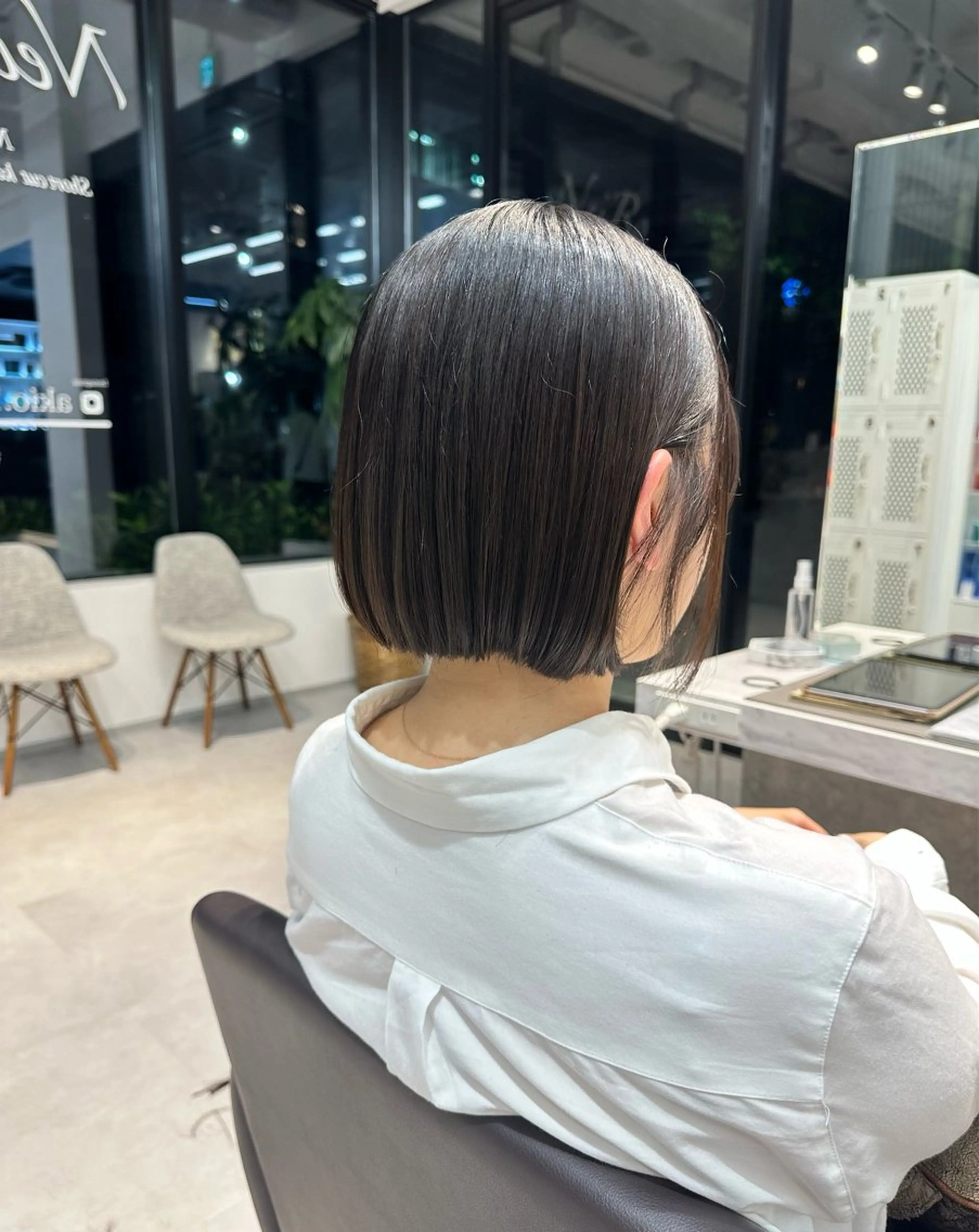 ミディアム 山﨑 燦人のヘアスタイル