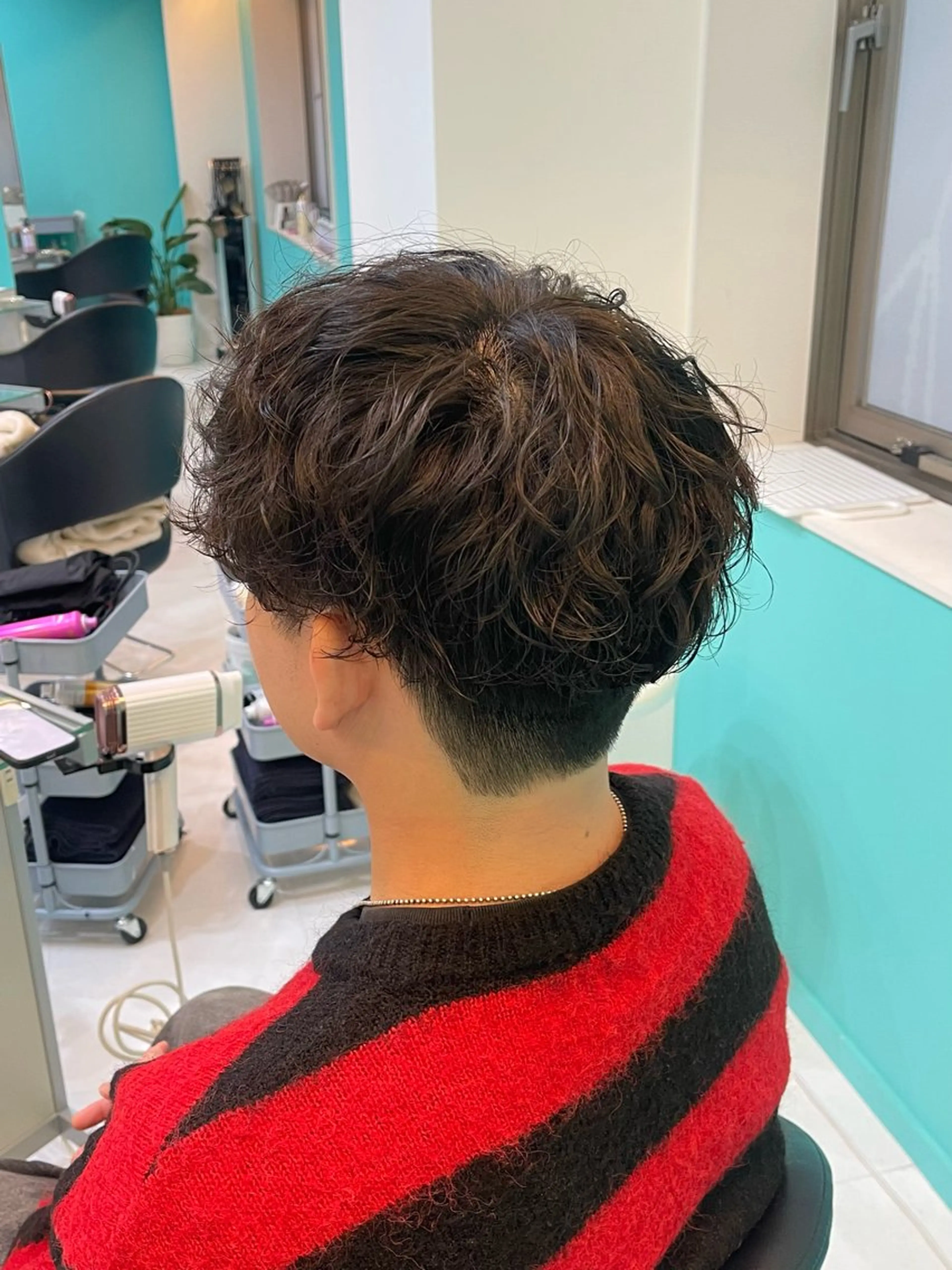 パーマ メンズ カット パーマ mana/ブリーチ/ ヘアセット/メンズのヘアスタイル