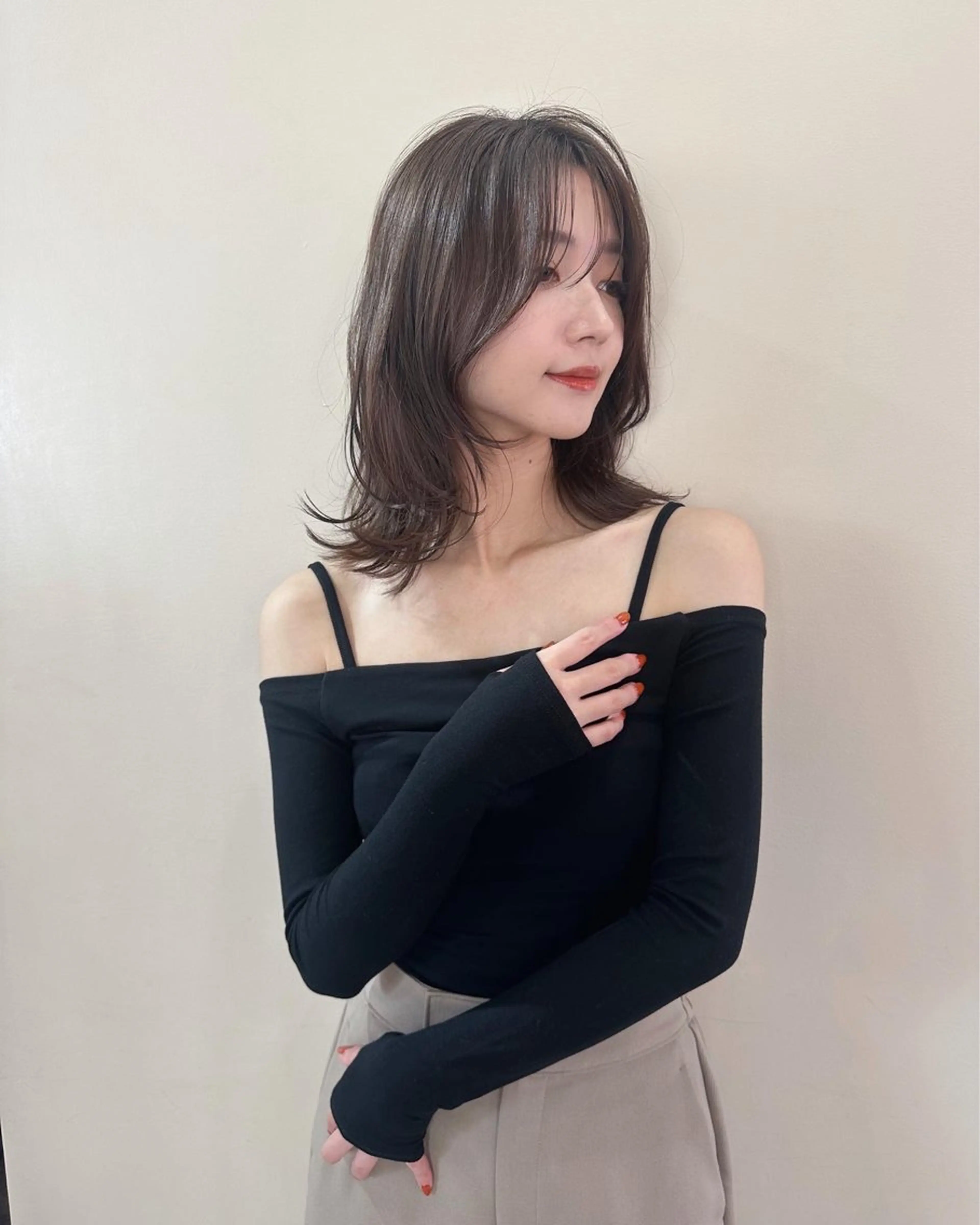 ミディアム 鎌倉 彩のヘアスタイル