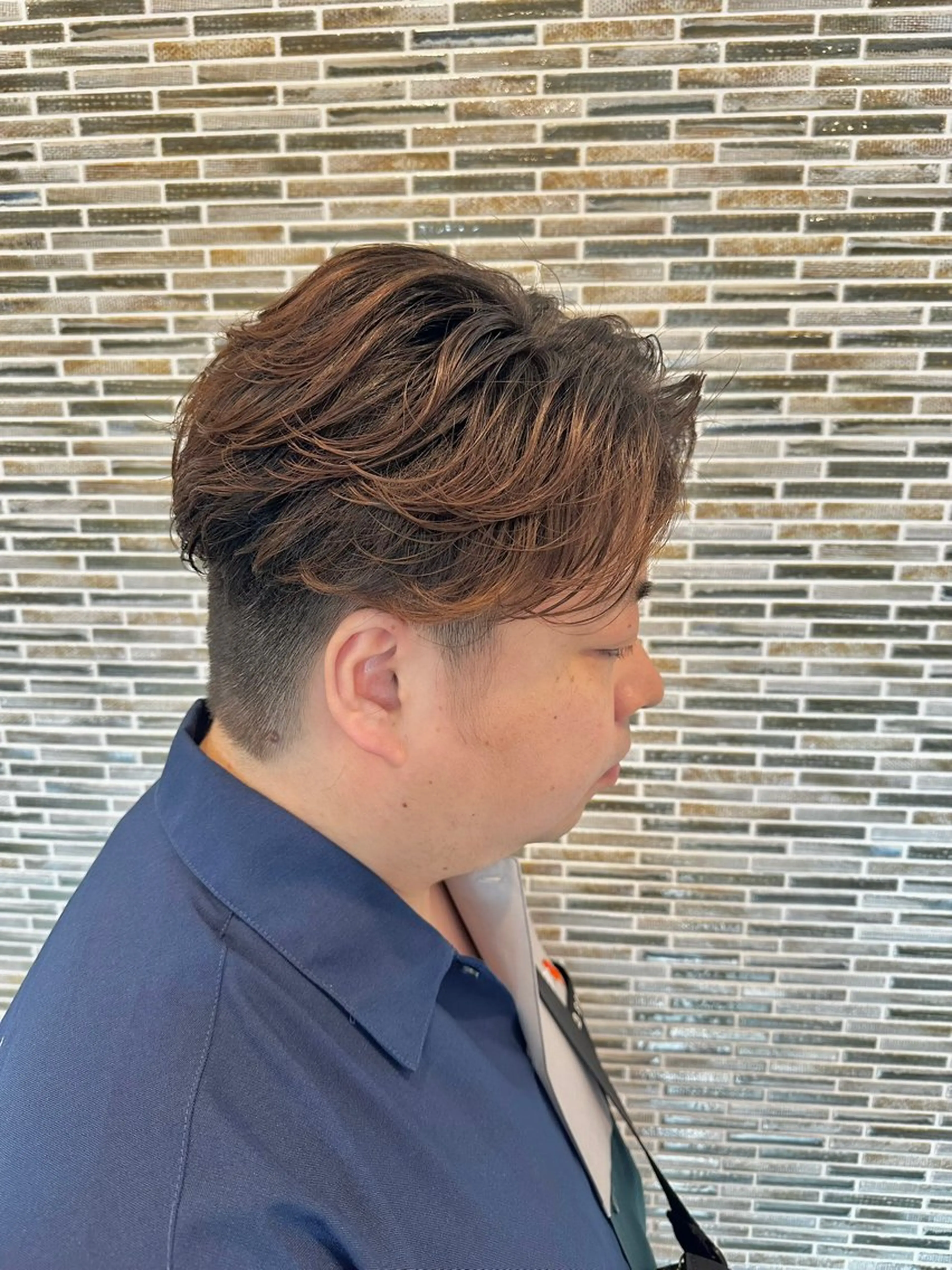 ショート パーマ RICHAIR 長嶺旬佑のヘアスタイル