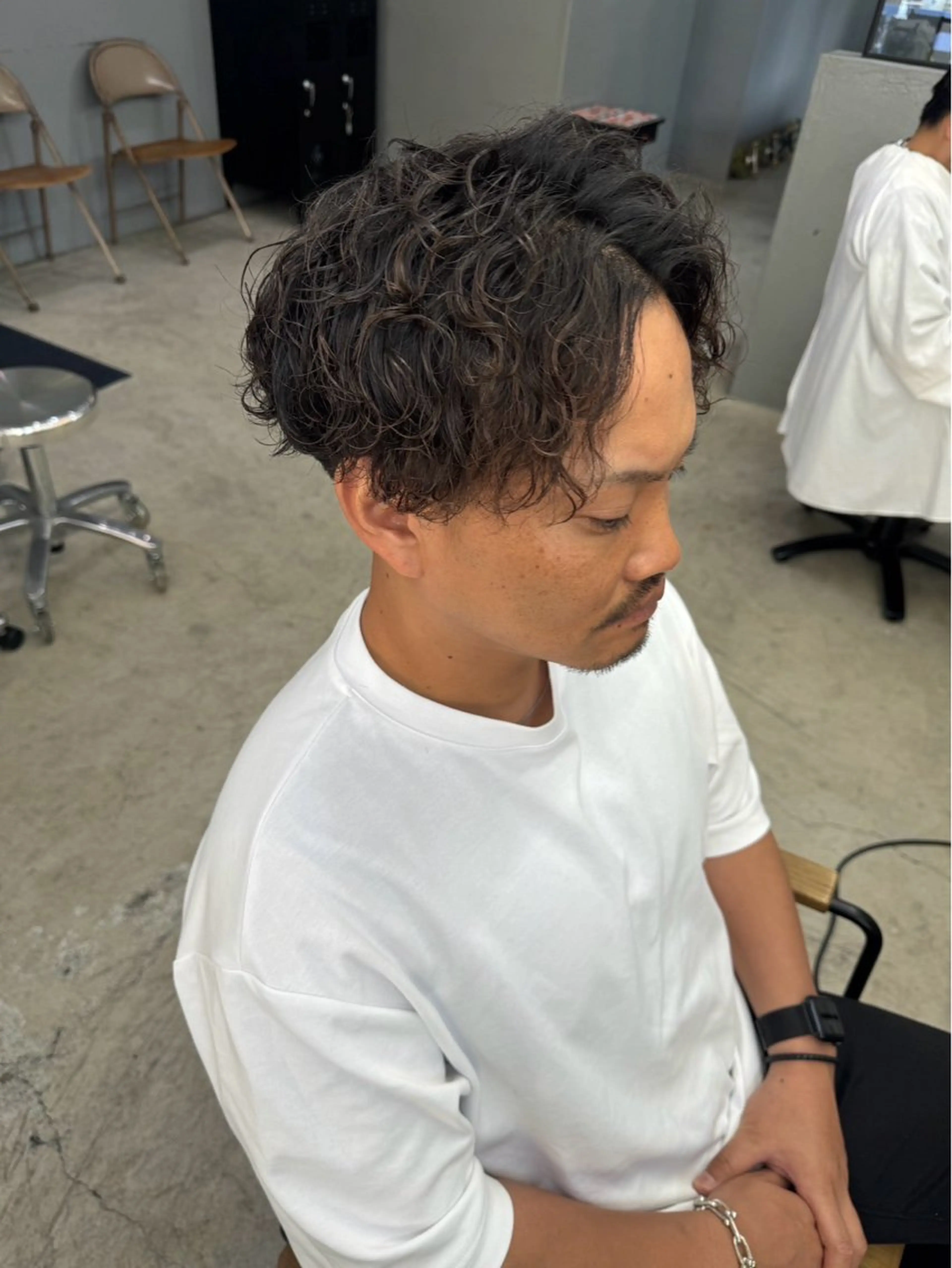 ショート パーマ メンズ メンズ専門サロン wokeのヘアスタイル