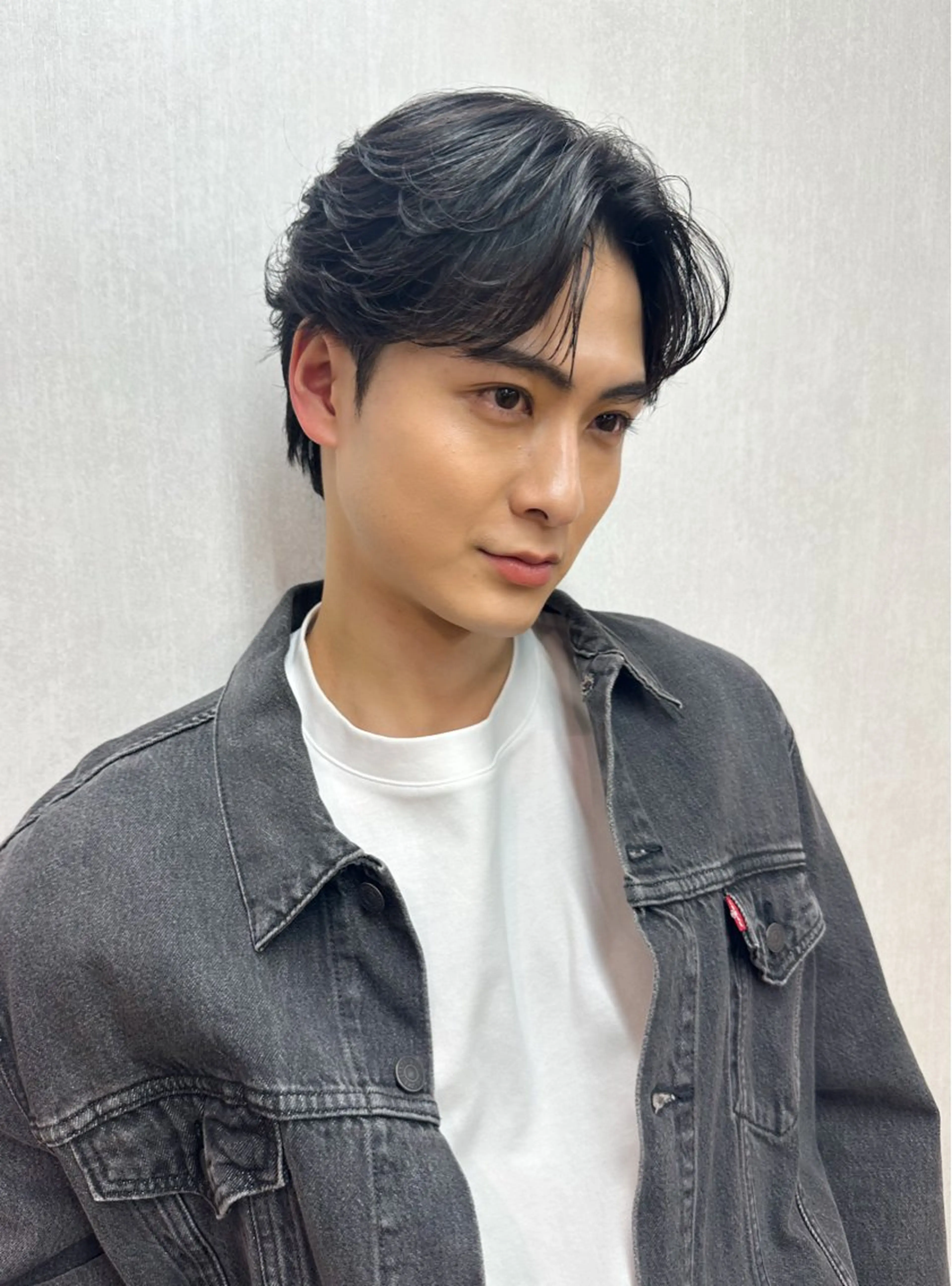 メンズ メンズカット/ フェザーパーマ/げんのヘアスタイル