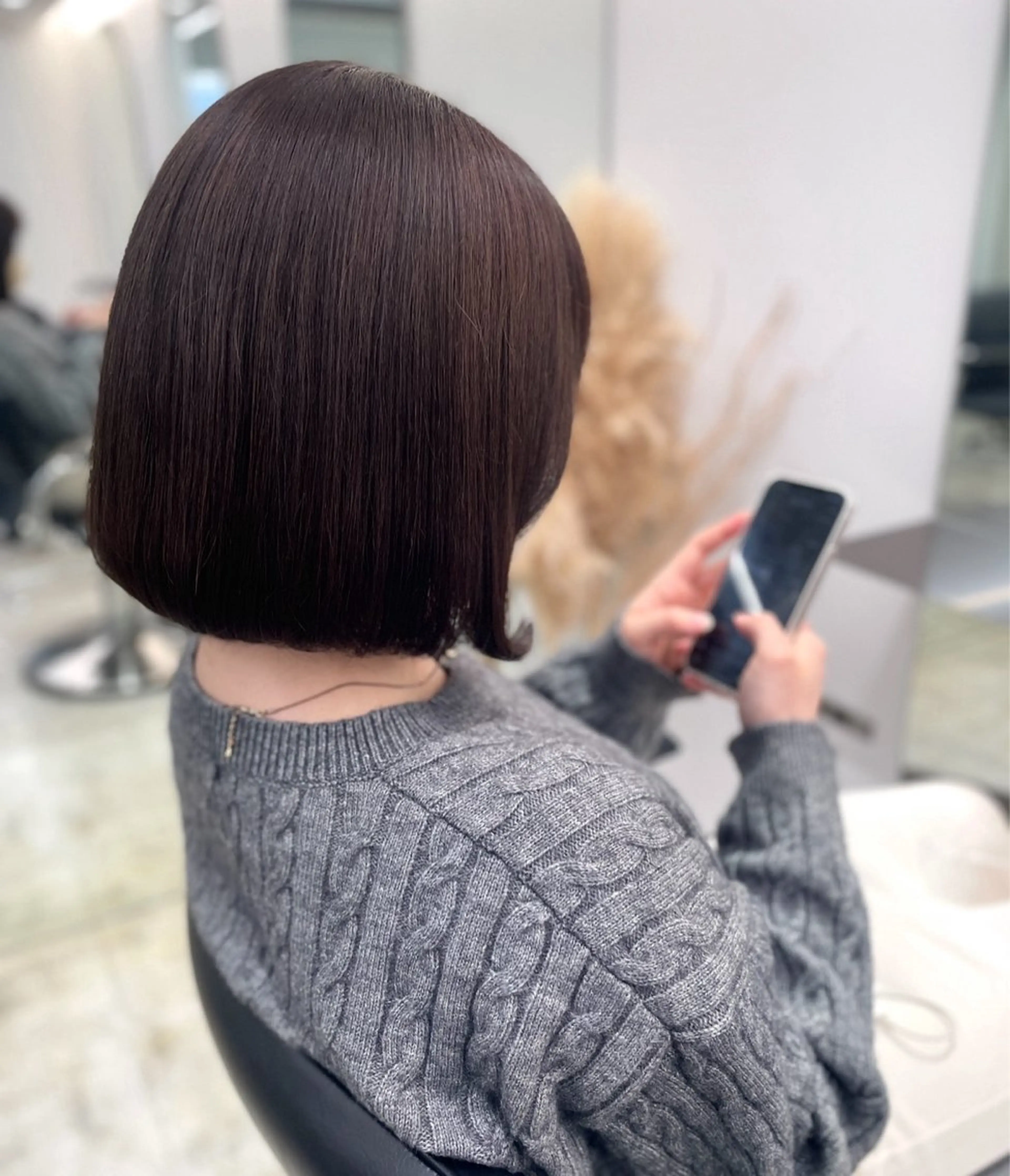 ミディアム 🤍ショートボブ 🤍NANAMI🤍のヘアスタイル