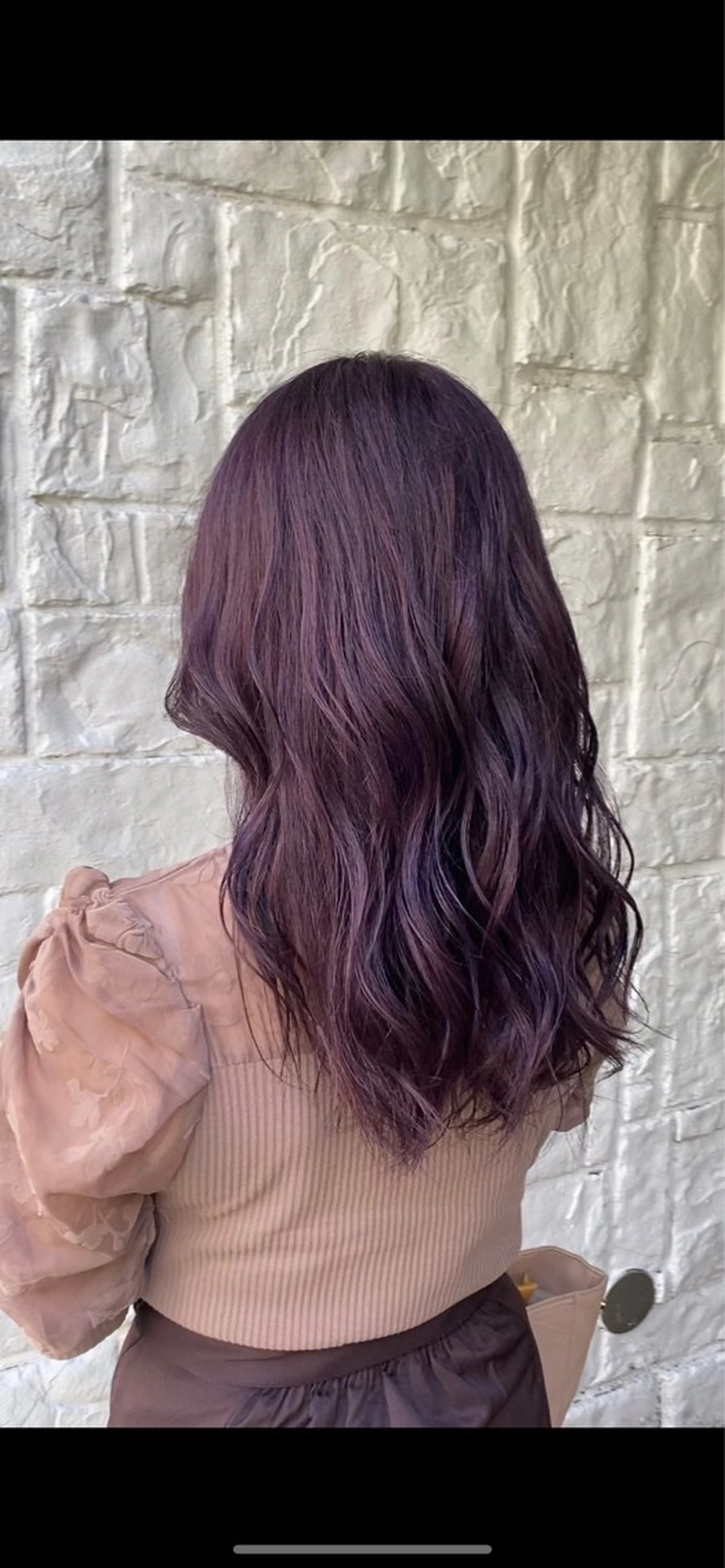 ロング カラー 短めショートカット カットモデルのヘアスタイル