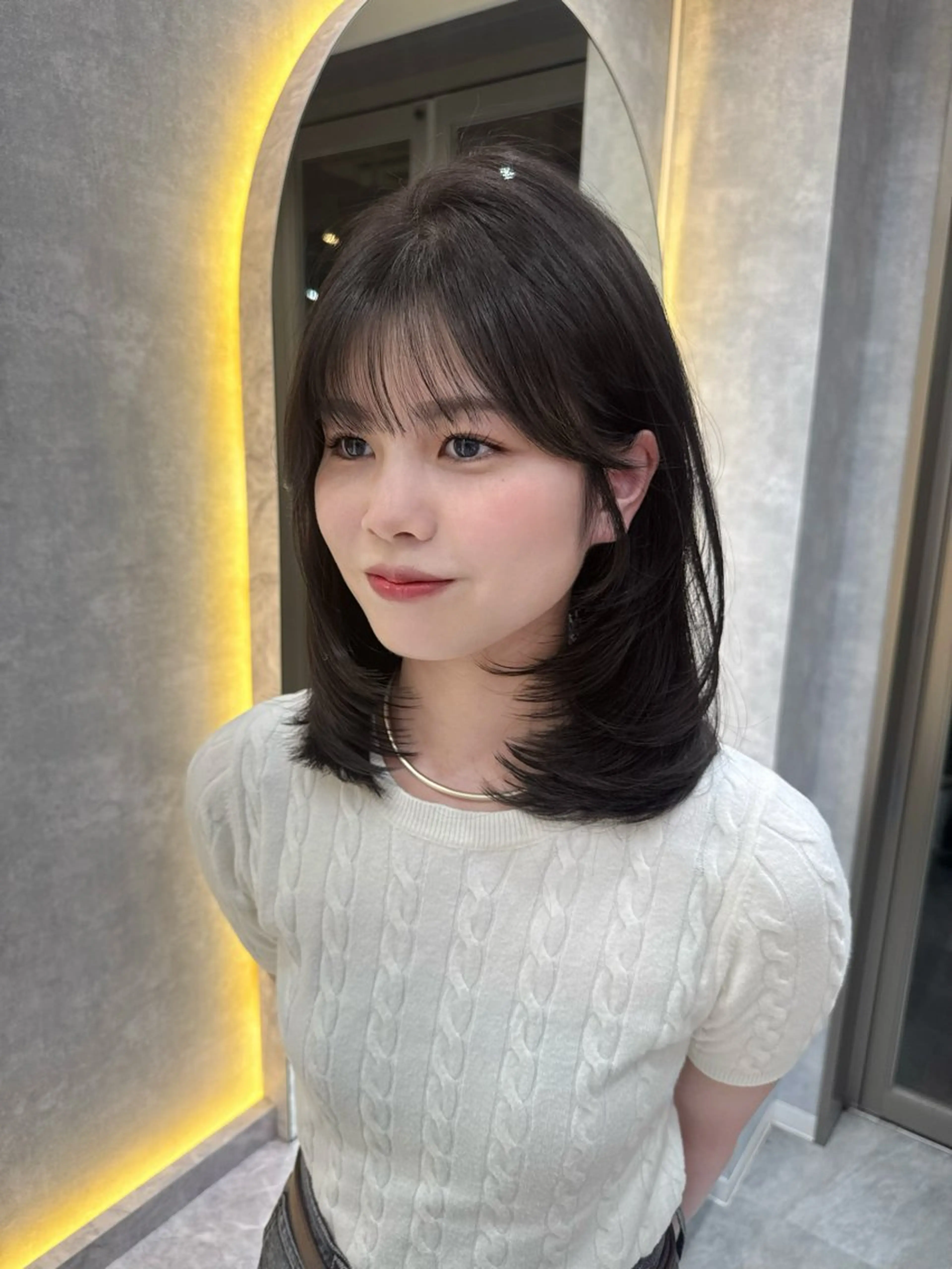 ロング カット ‎🤍透明感×ツヤ髪 / Saki‎🤍のヘアスタイル