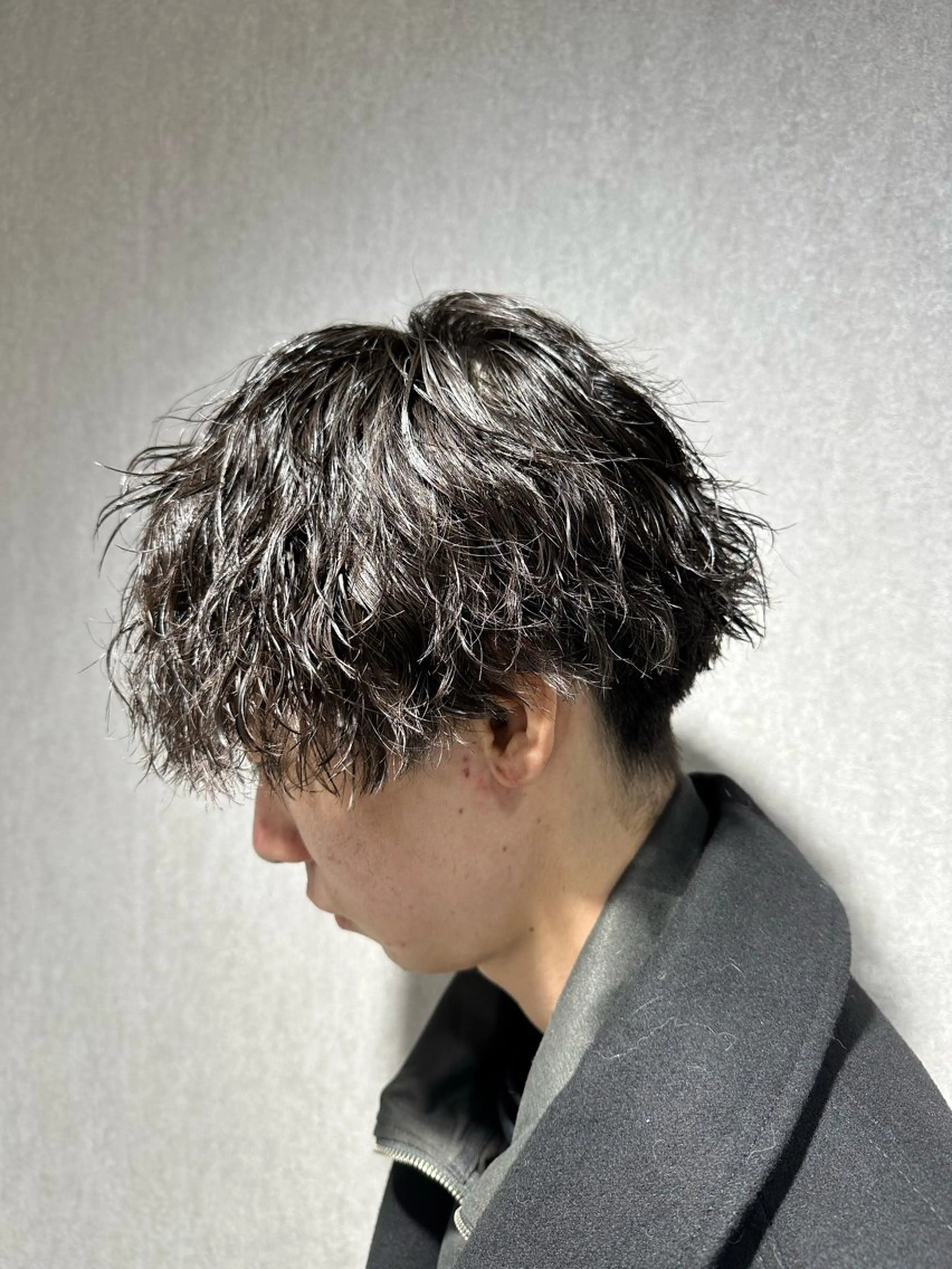 メンズカット＋ツイストスパイラルパーマ🔹縦落ちパーマ、ツイストパーマ🔹土日祝＋1000円の写真