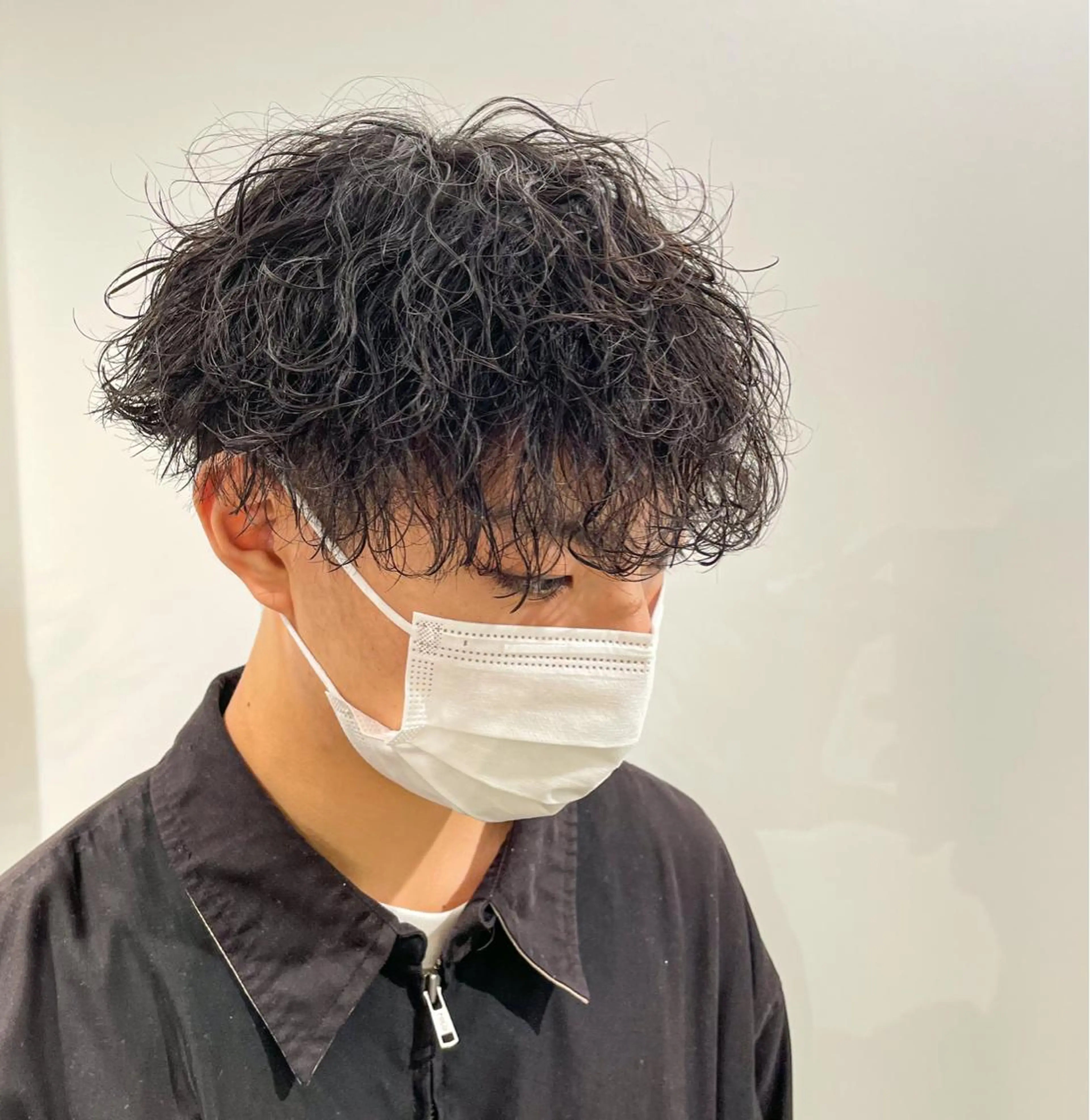 パーマ メンズ マッシュ メンズパーマ 刈り上げ 波巻きパーマ 【メンズ特化】 池田大成✂︎のヘアスタイル
