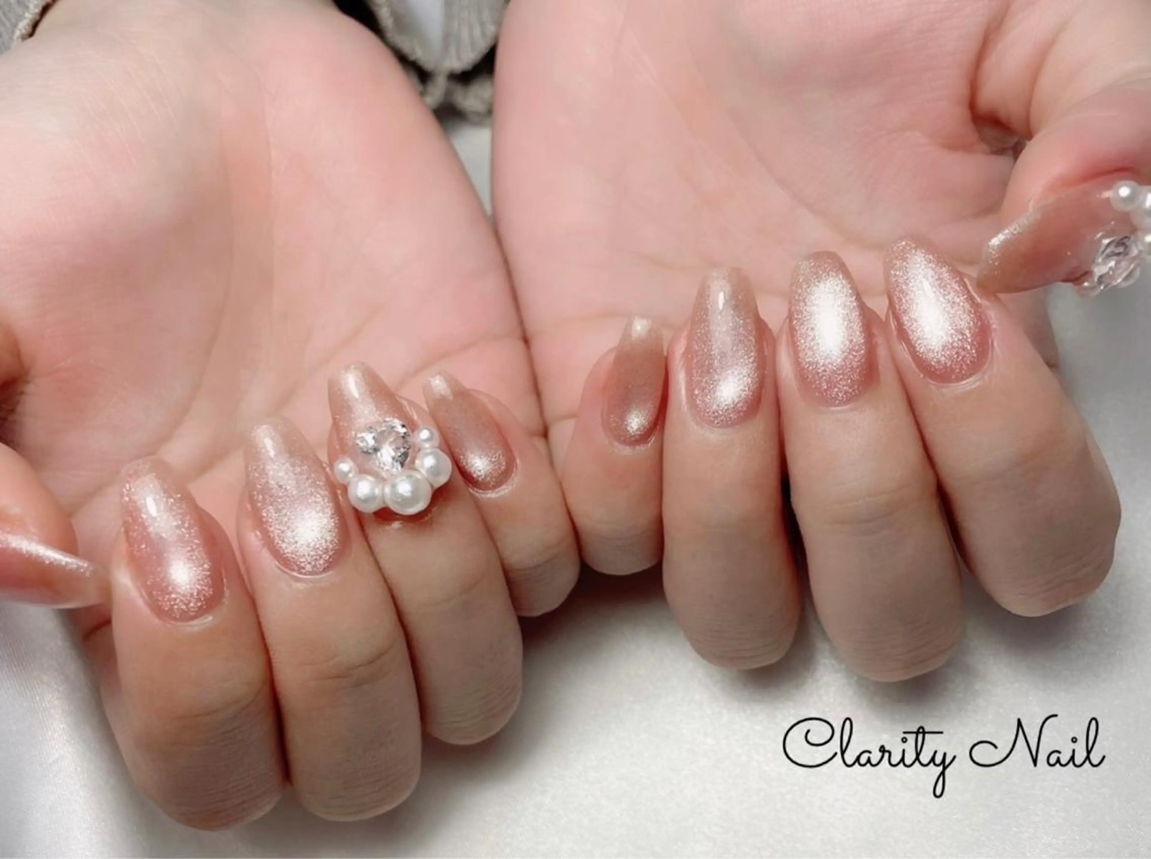 ネイル マグネットネイル ワンカラーネイル ハンドネイル Clarity Nailのネイルデザイン