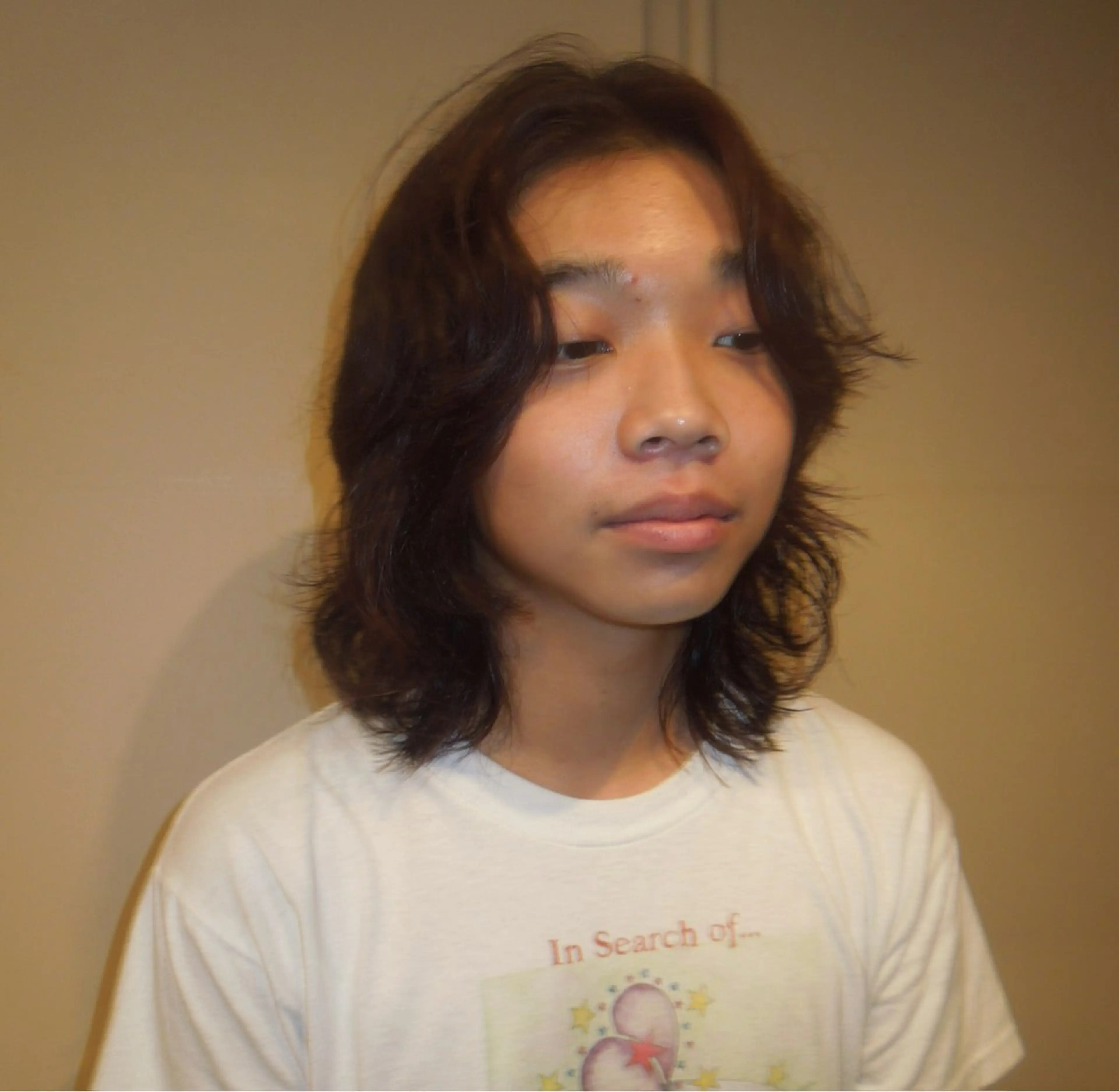 セミロング カラー セミロングパーマ ブラウンカラー 顔周りカット カット ヘアカラー パーマ タマキ/似合わせ カット/Wカラーのヘアスタイル