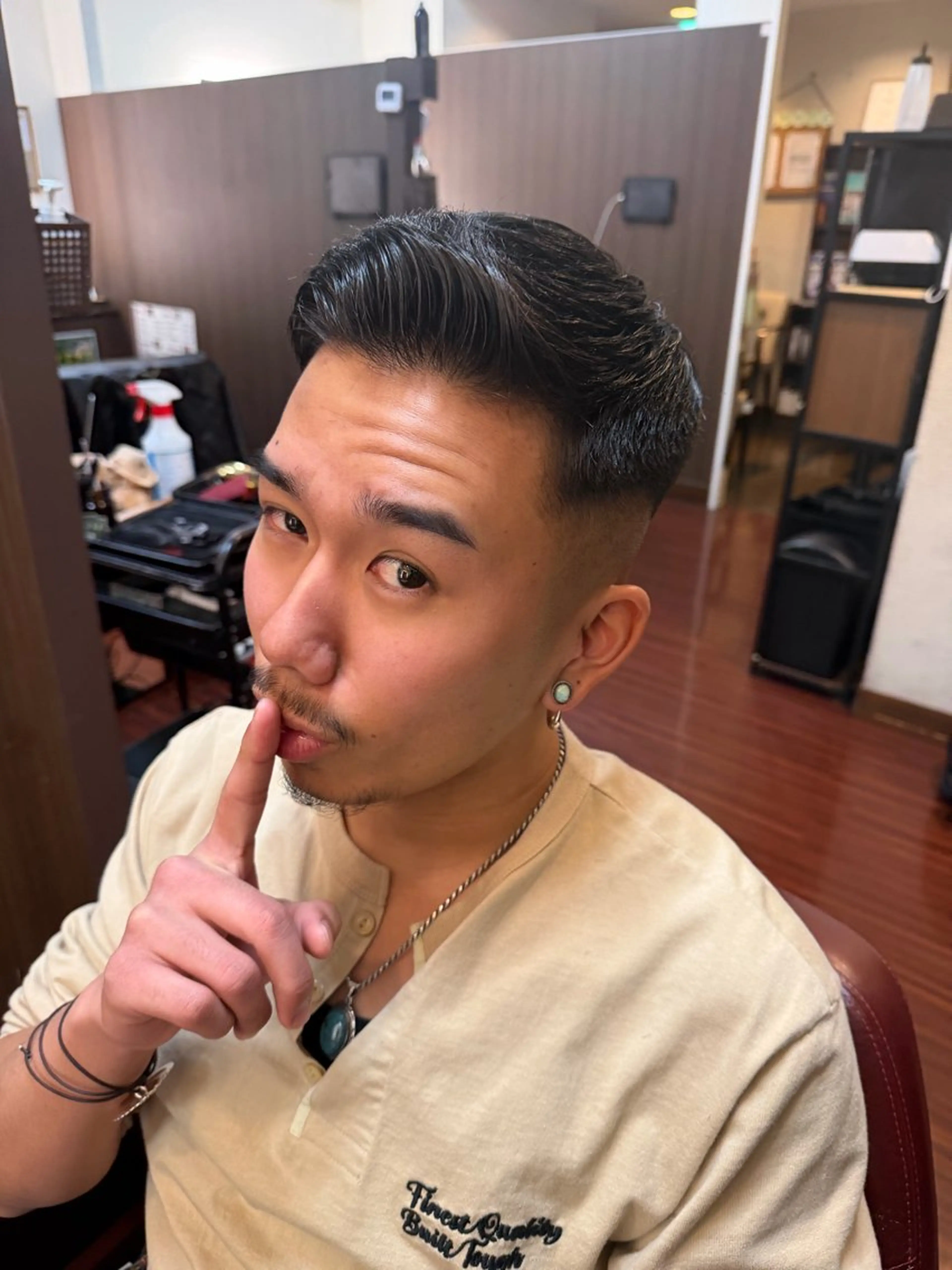 ショート メンズ 糸山 仁のヘアスタイル