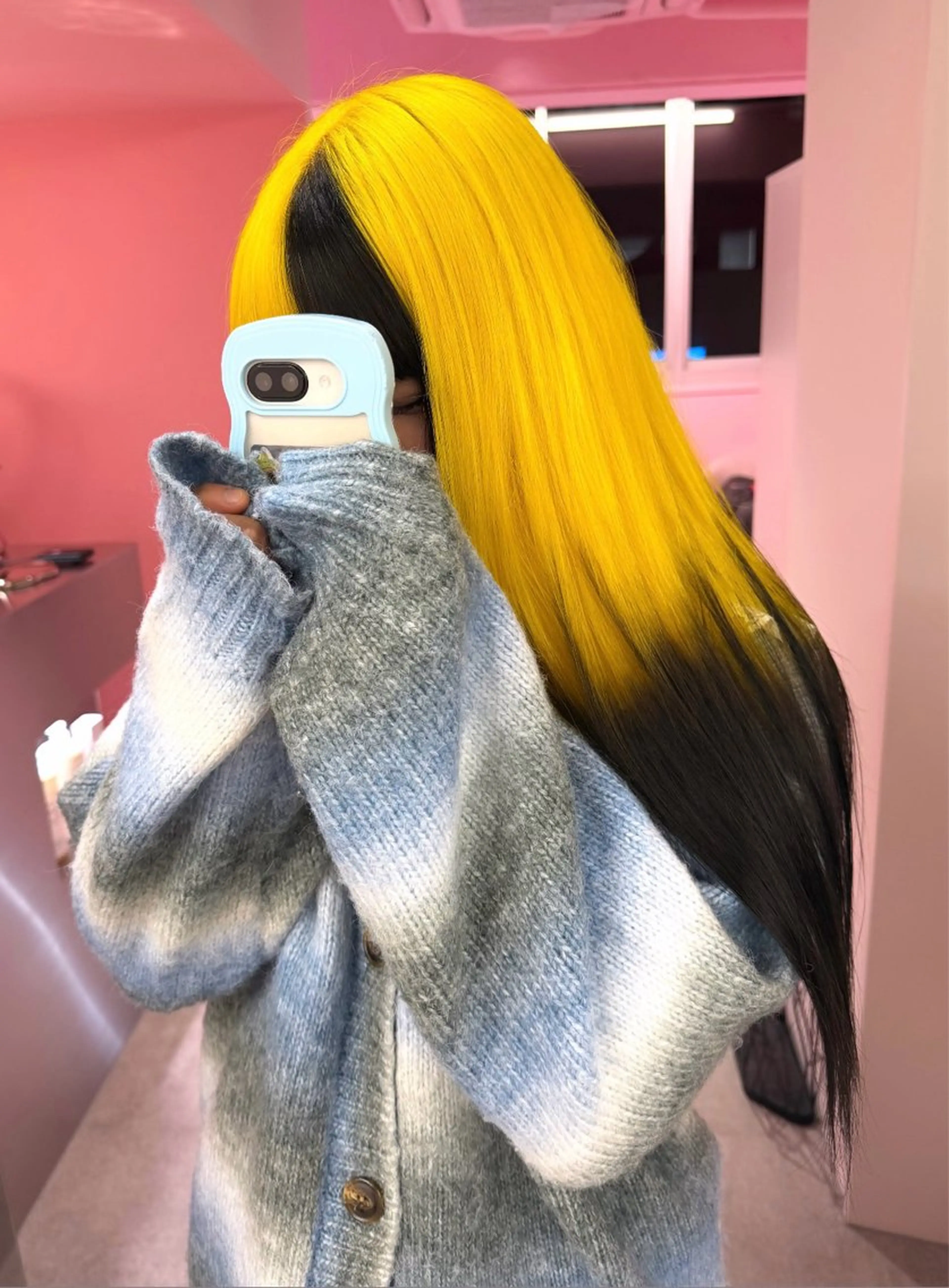 ロング カラー デザインカラー ヘアカラー トリートメント ブリーチカラー /MAHIROのヘアスタイル