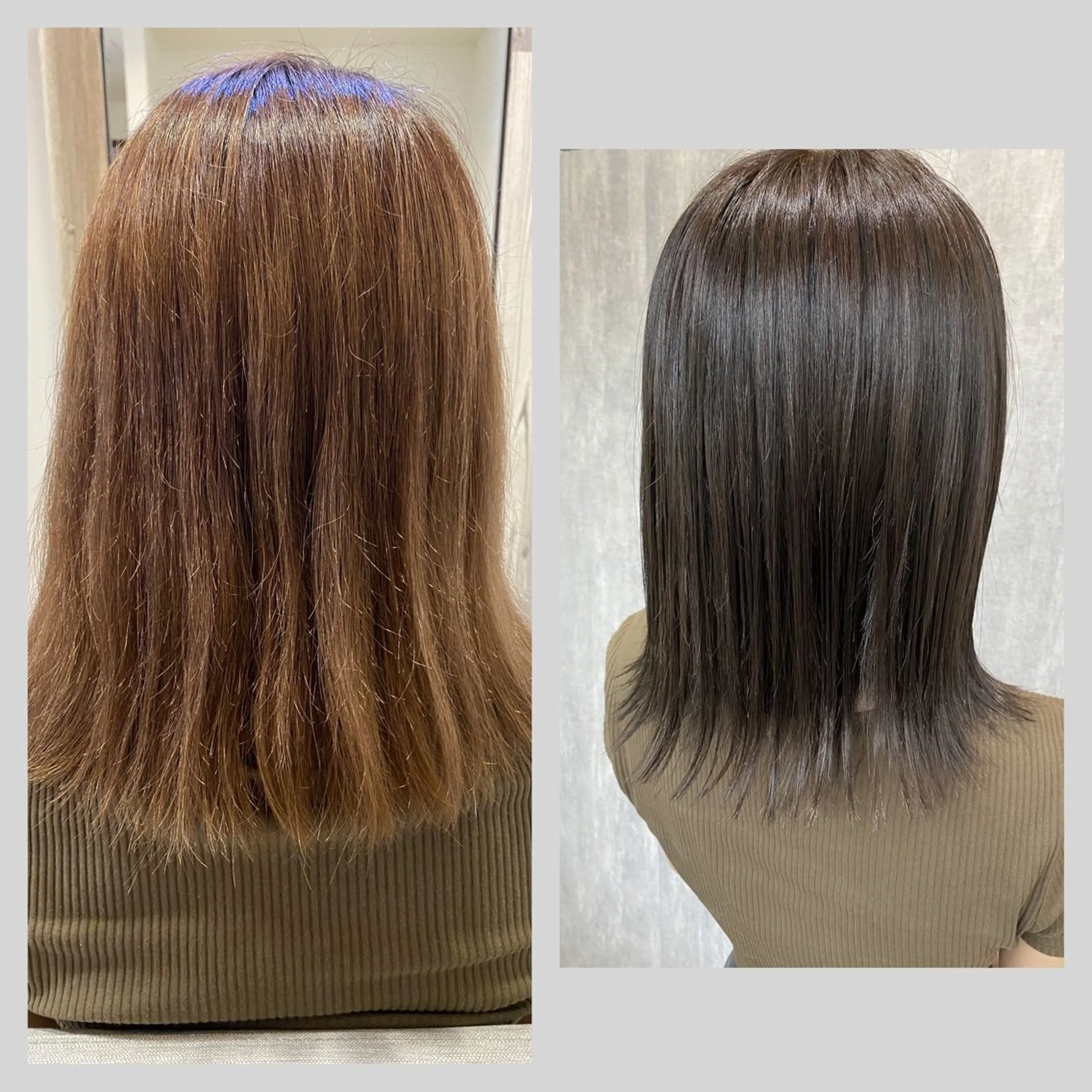 ミディアム カラー ベージュカラー ブリーチ ブラウンカラー 外ハネヘア トリートメント 佐藤 沙也輝のヘアスタイル