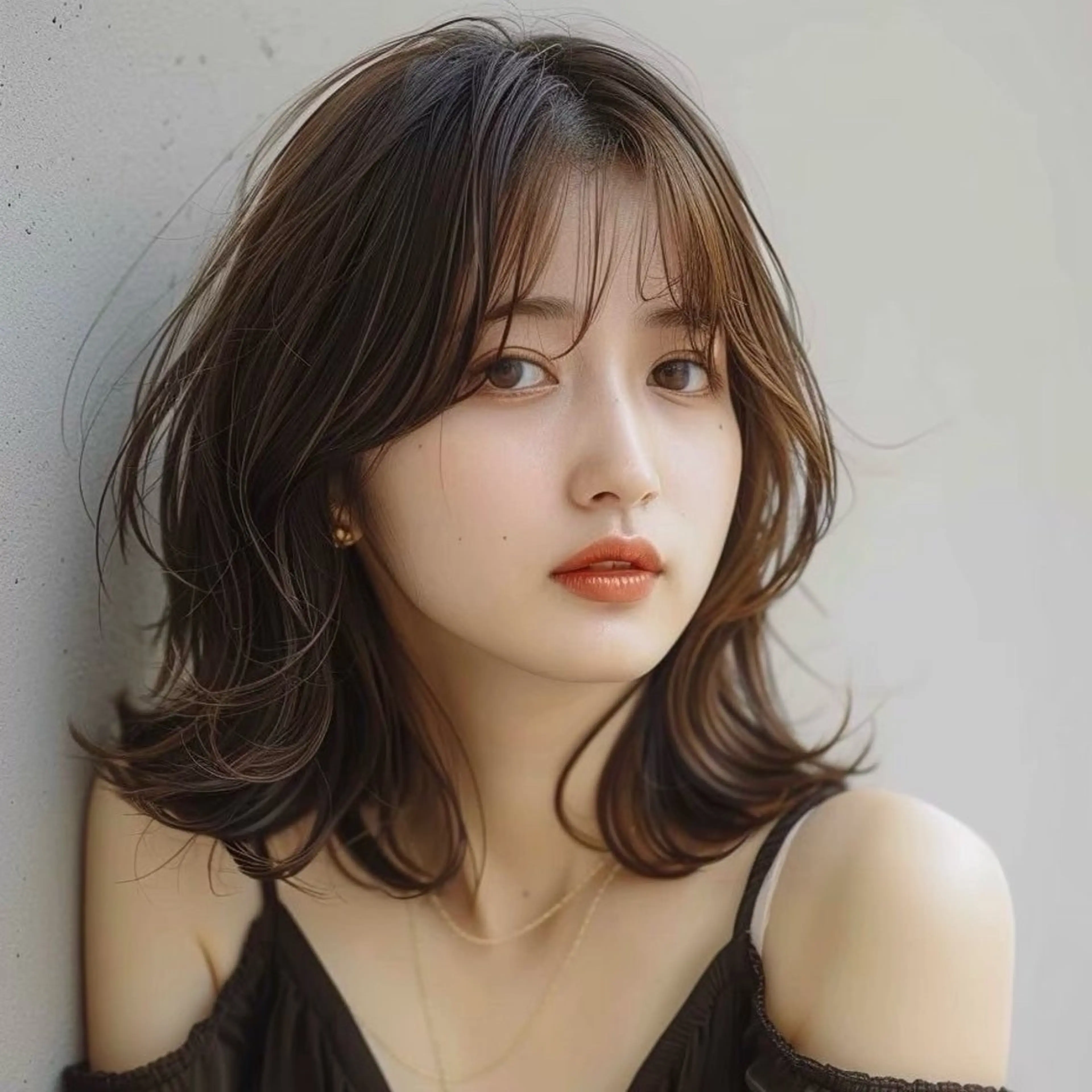 ミディアム カット 髪質改善特化／透明感 カラー／ＡＫＡＮＥ♡のヘアスタイル