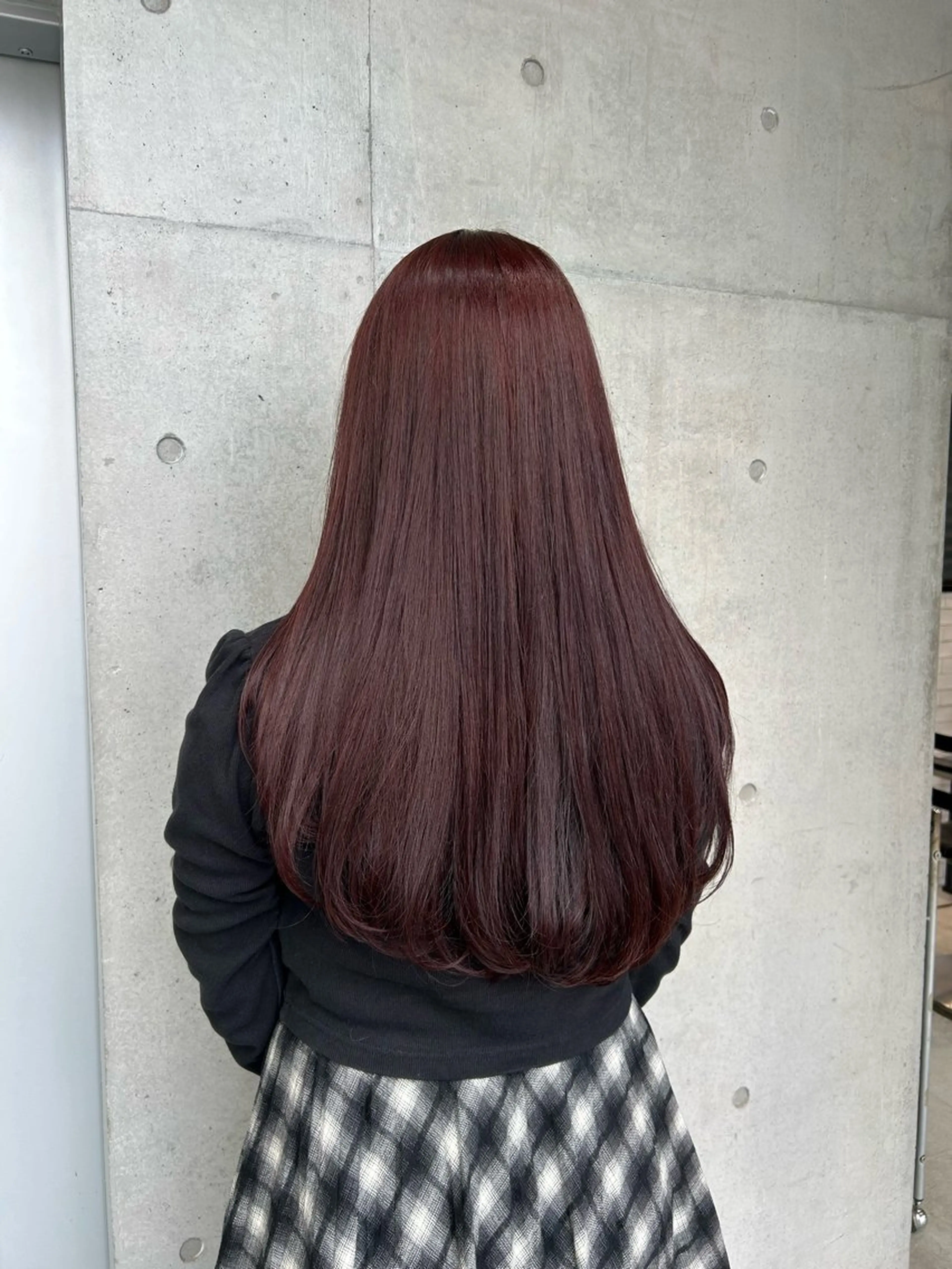 ロング カラー ヘアアレンジ ヘアカラー トリートメント ボブ艶モテカラー🫧 カリンのヘアスタイル