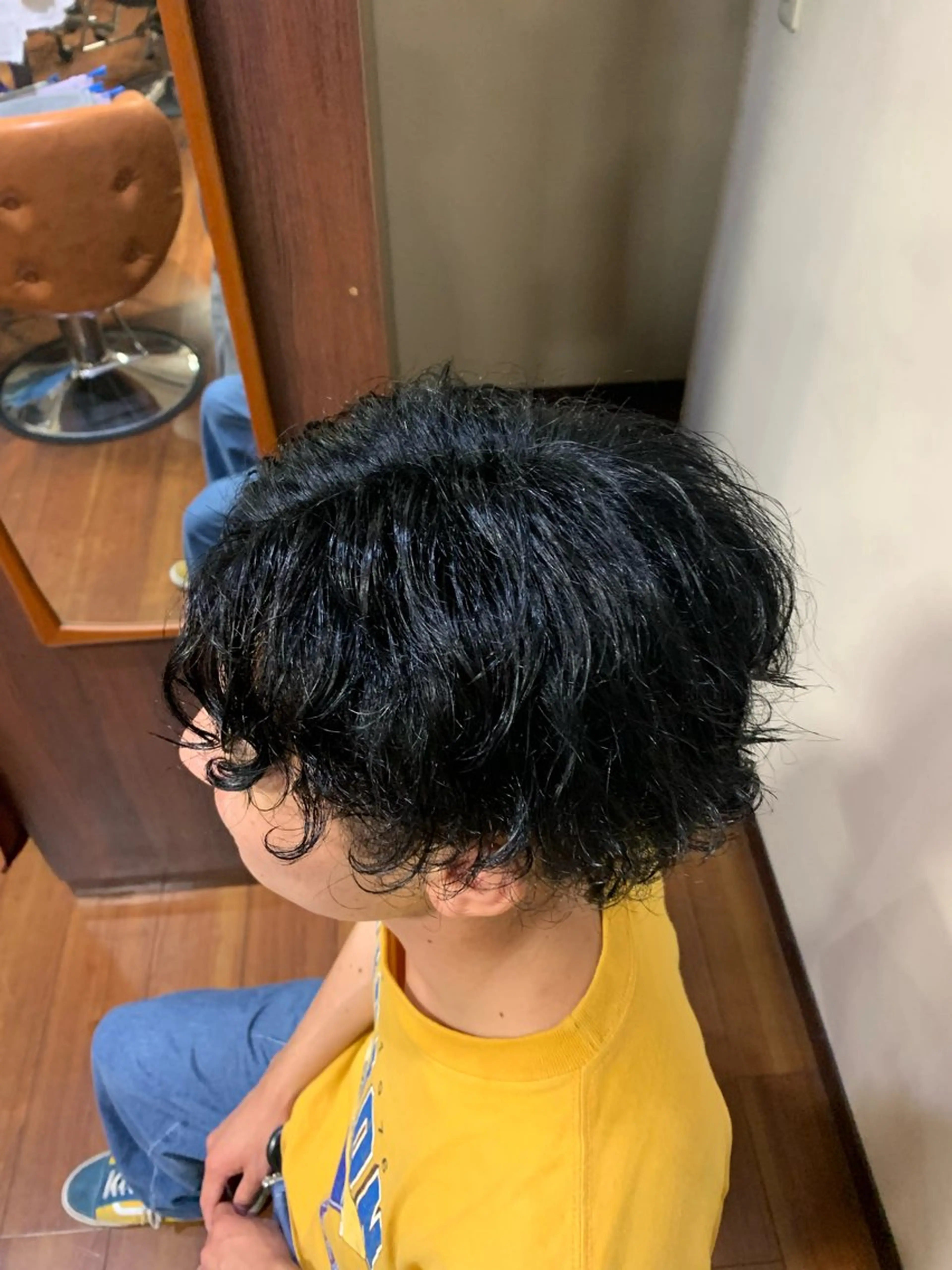 ショート カラー メンズ 切りっぱなしボブ/ カット/ゆうすけのヘアスタイル