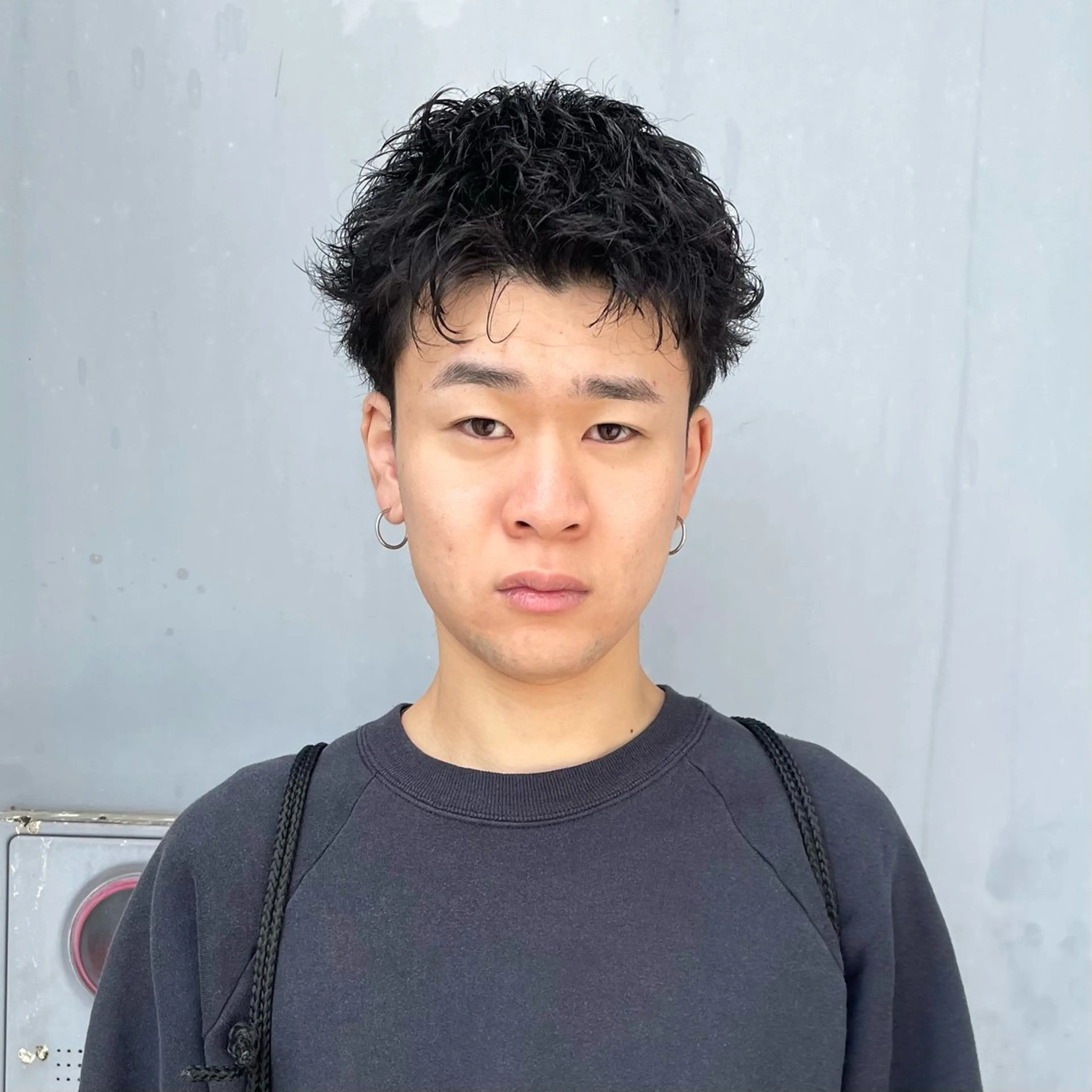 ショート パーマ メンズ メンズパーマ スパイキーショート ショートヘア カット パーマ ⚾️横浜メンズカット 阿部龍馬🍺🍔のヘアスタイル