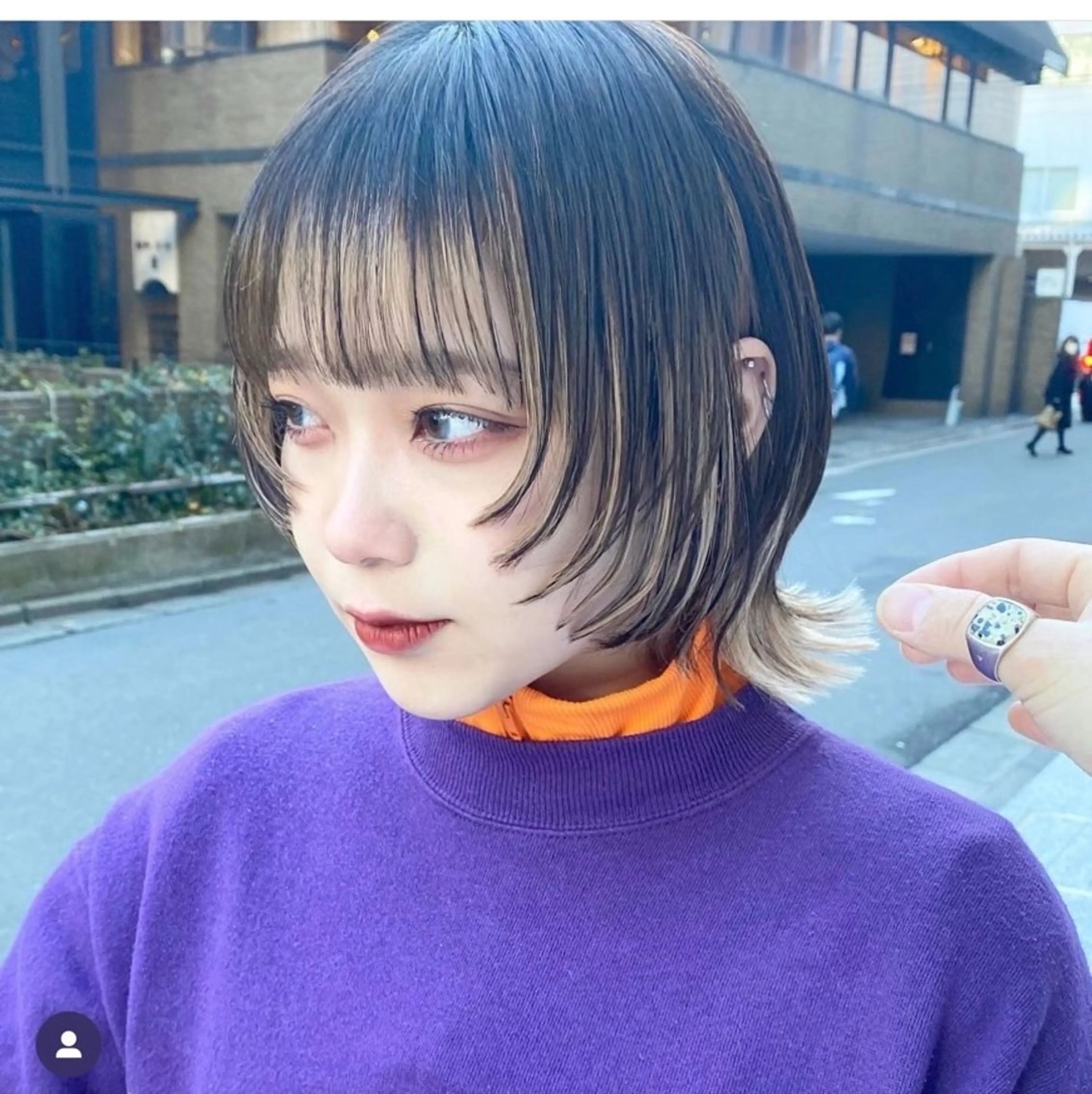 ショート 大人可愛いレイヤー 大田のヘアスタイル