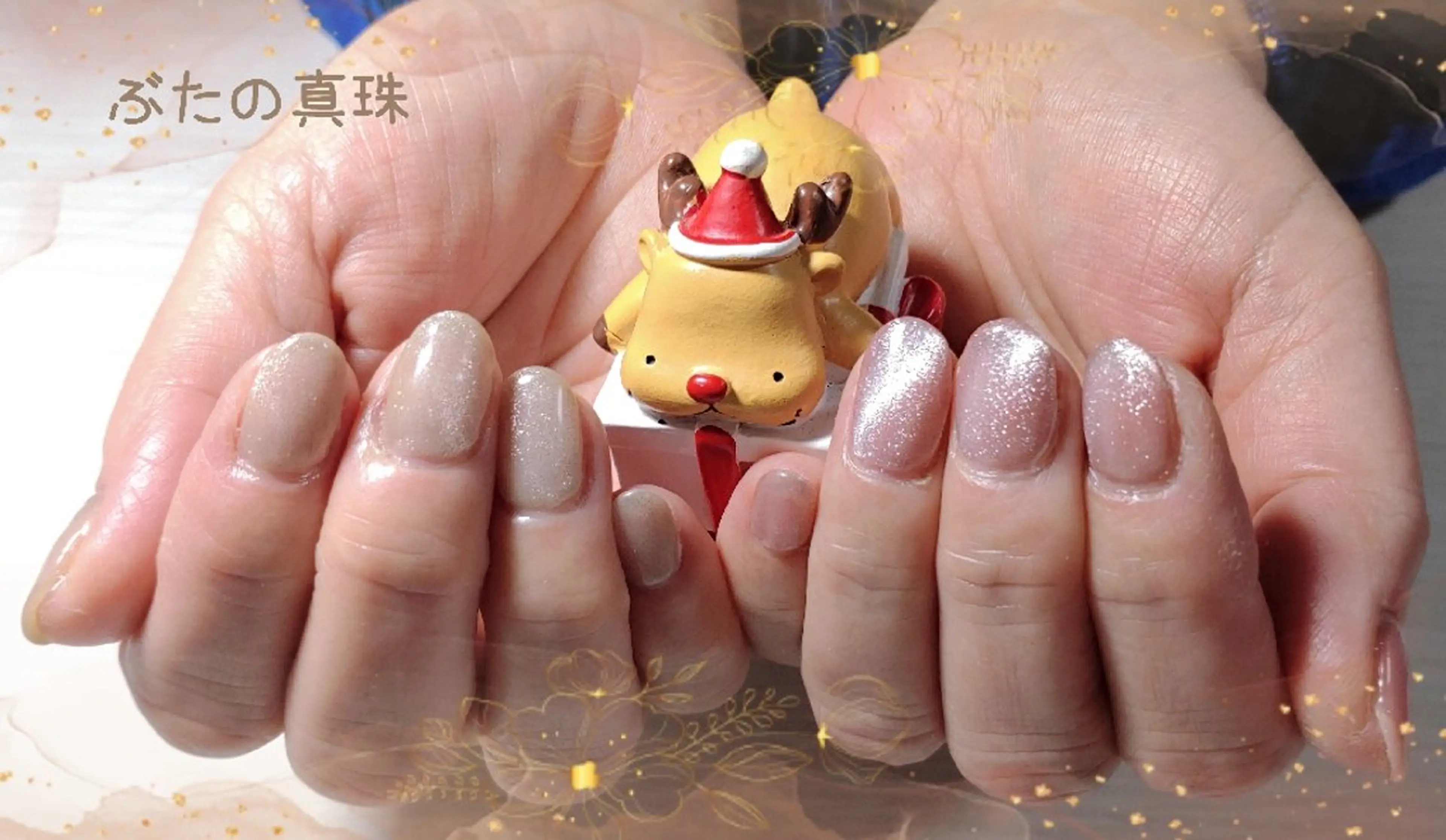 ネイル マグネットネイル ワンカラーネイル ハンドネイル 林 珠里のネイルデザイン