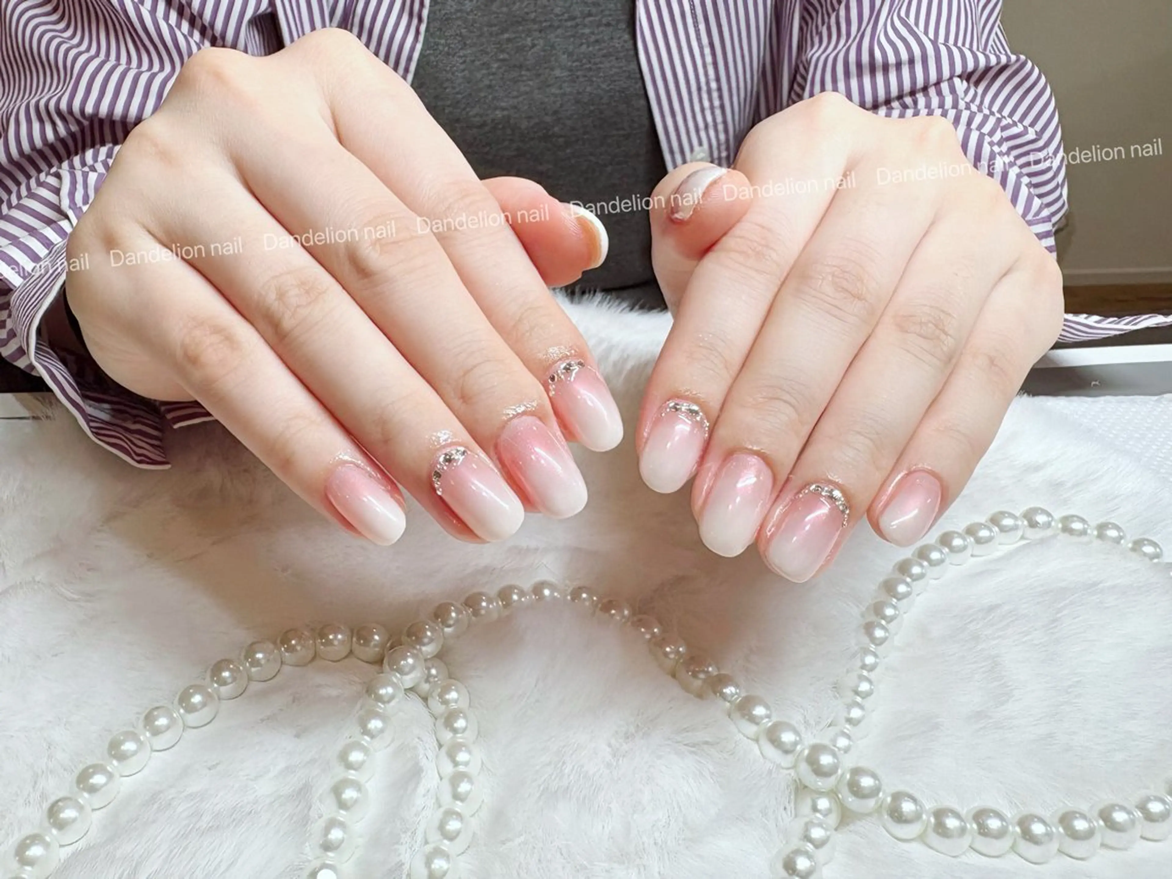 ネイル 持ち込み ハンドネイル dandelion nail北千住のネイルデザイン