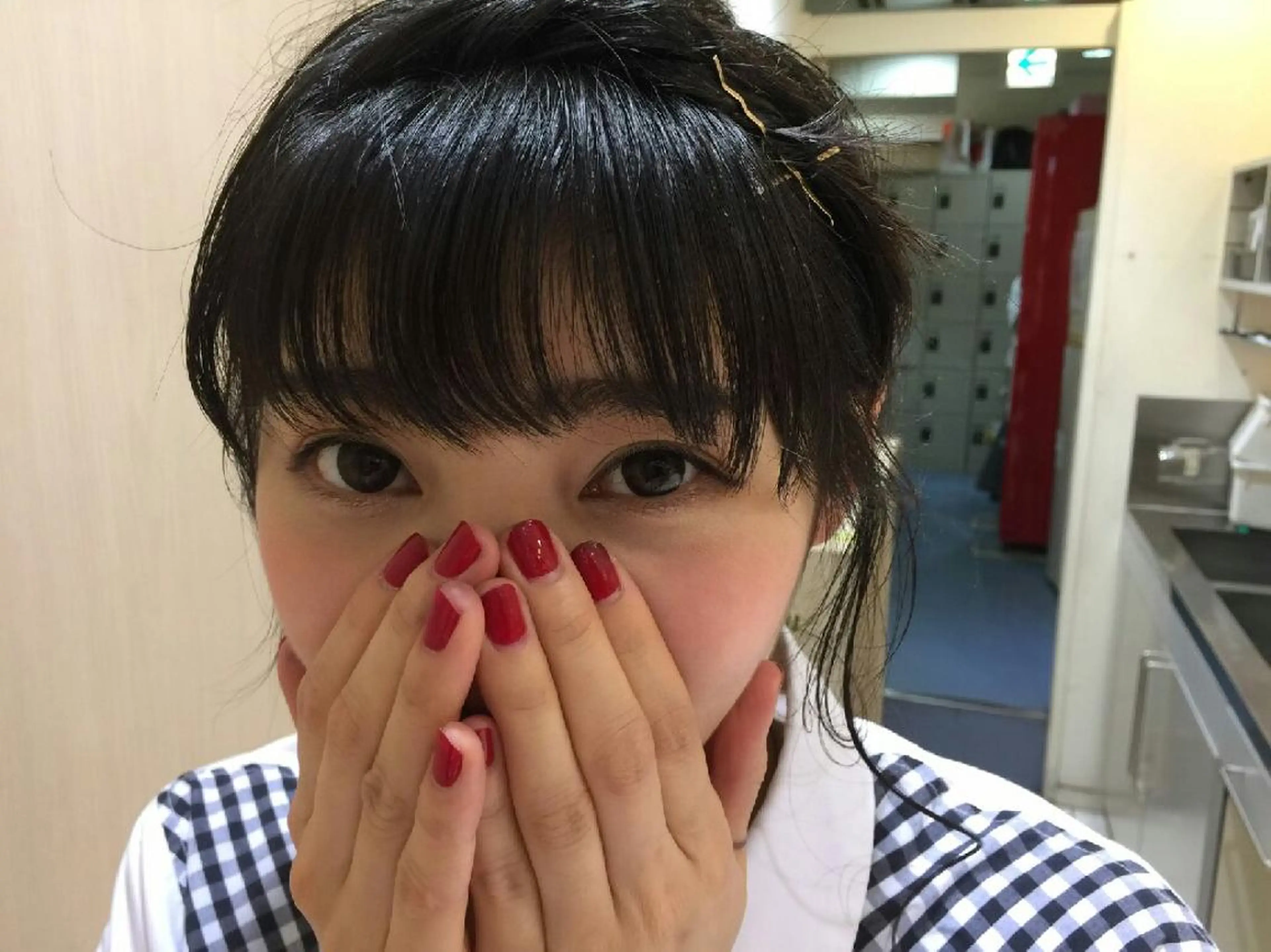 ミディアム ヘアアレンジ シースルーバング 遠藤 拓馬のヘアスタイル