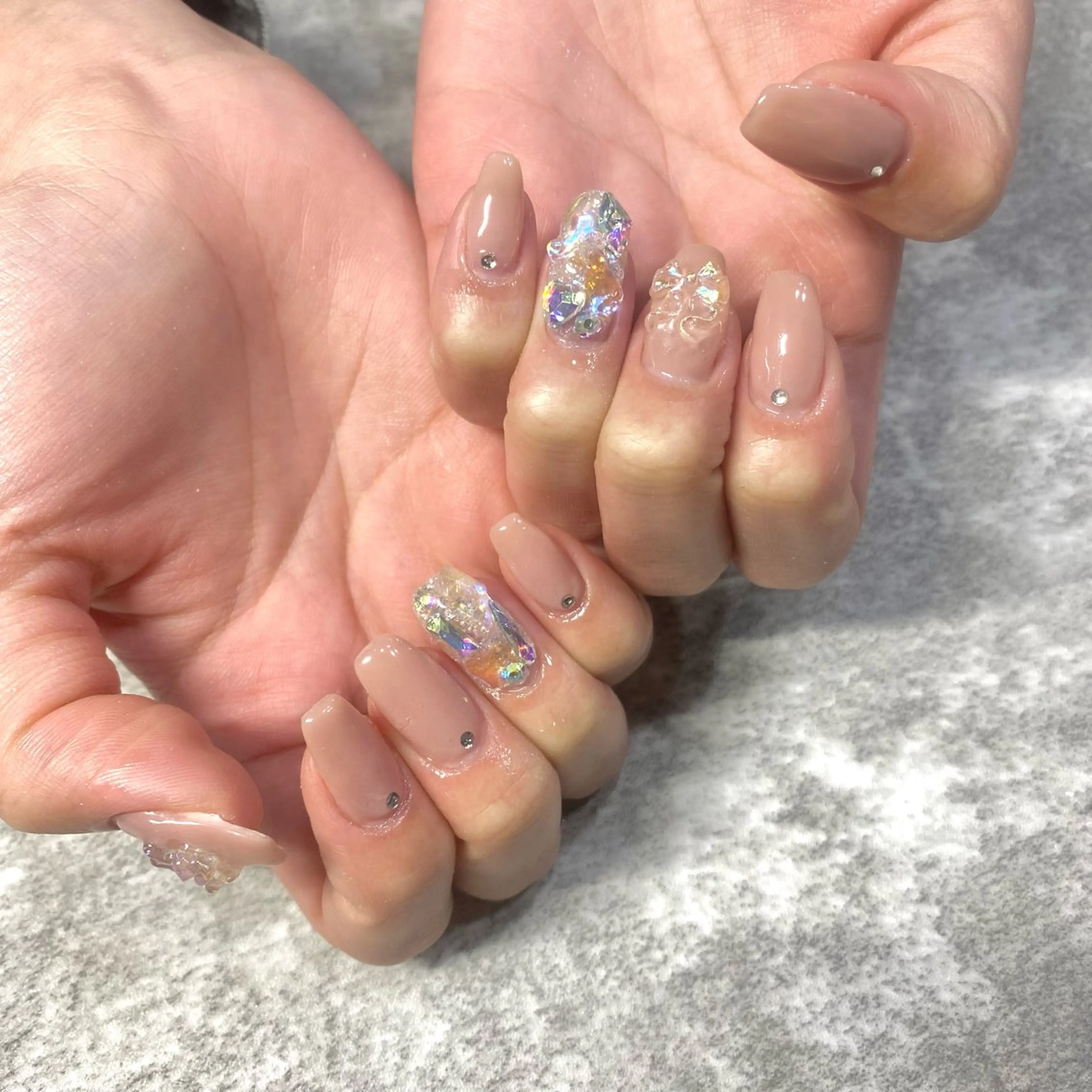 ネイル 氷ネイル・うるうるネイル ハンドネイル ★Rinail... .のネイルデザイン