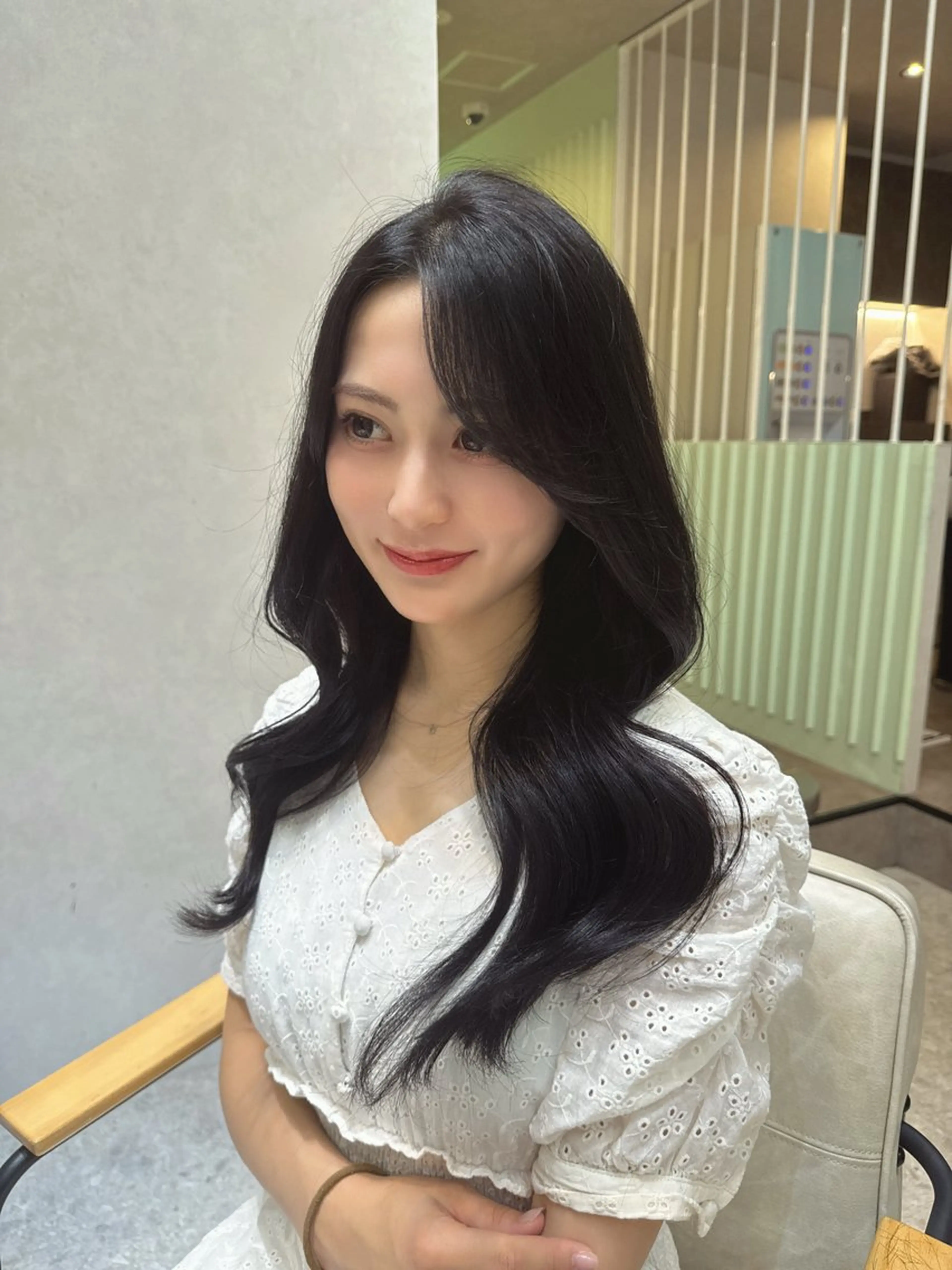 ロング レイヤーカット カット ヘアカラー トリートメント MACARON 宇根 幸恵🎀のヘアスタイル