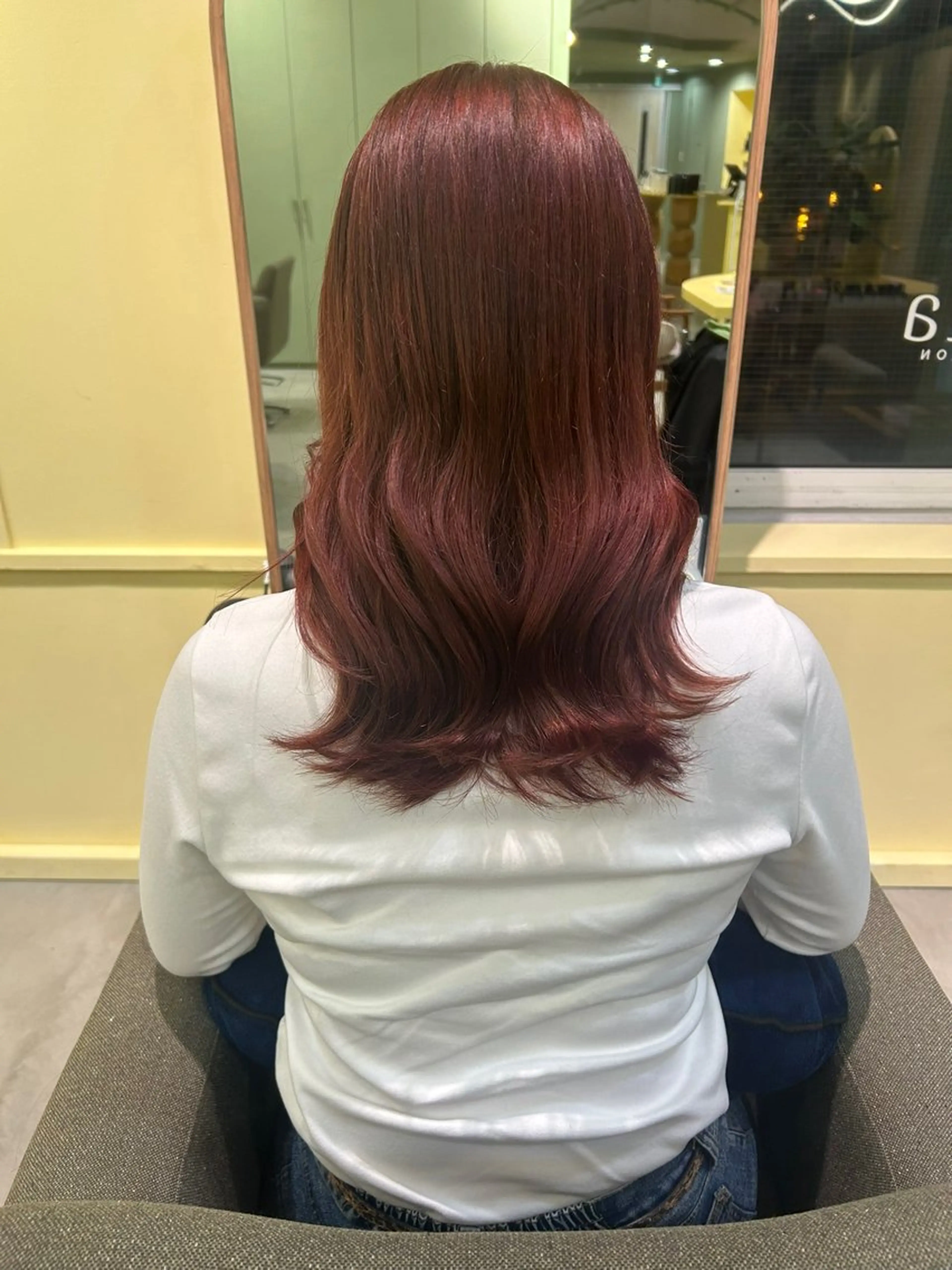 ミディアム カットモデル募集 トモカのヘアスタイル