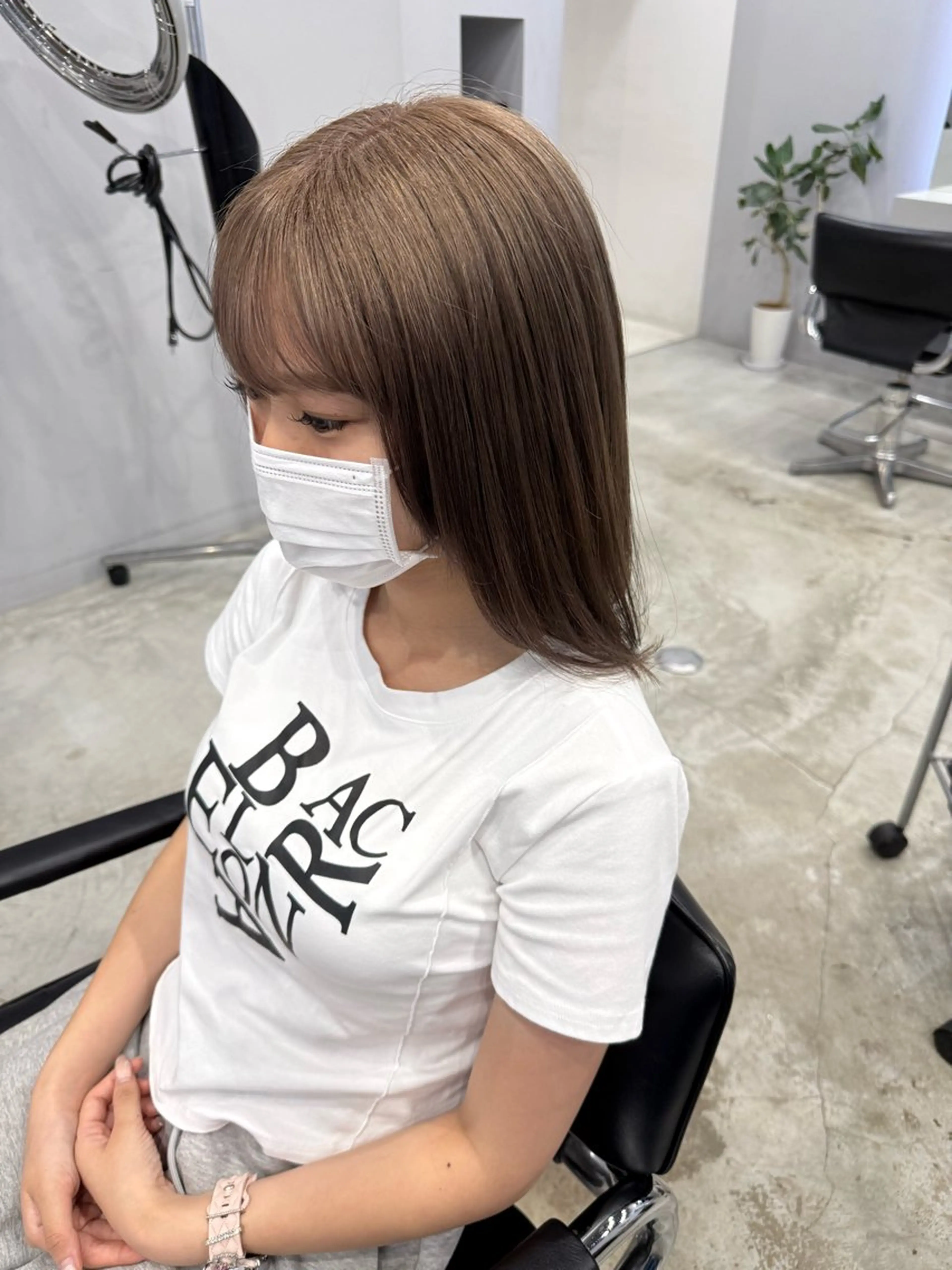 セミロング 相川 玲央奈のヘアスタイル