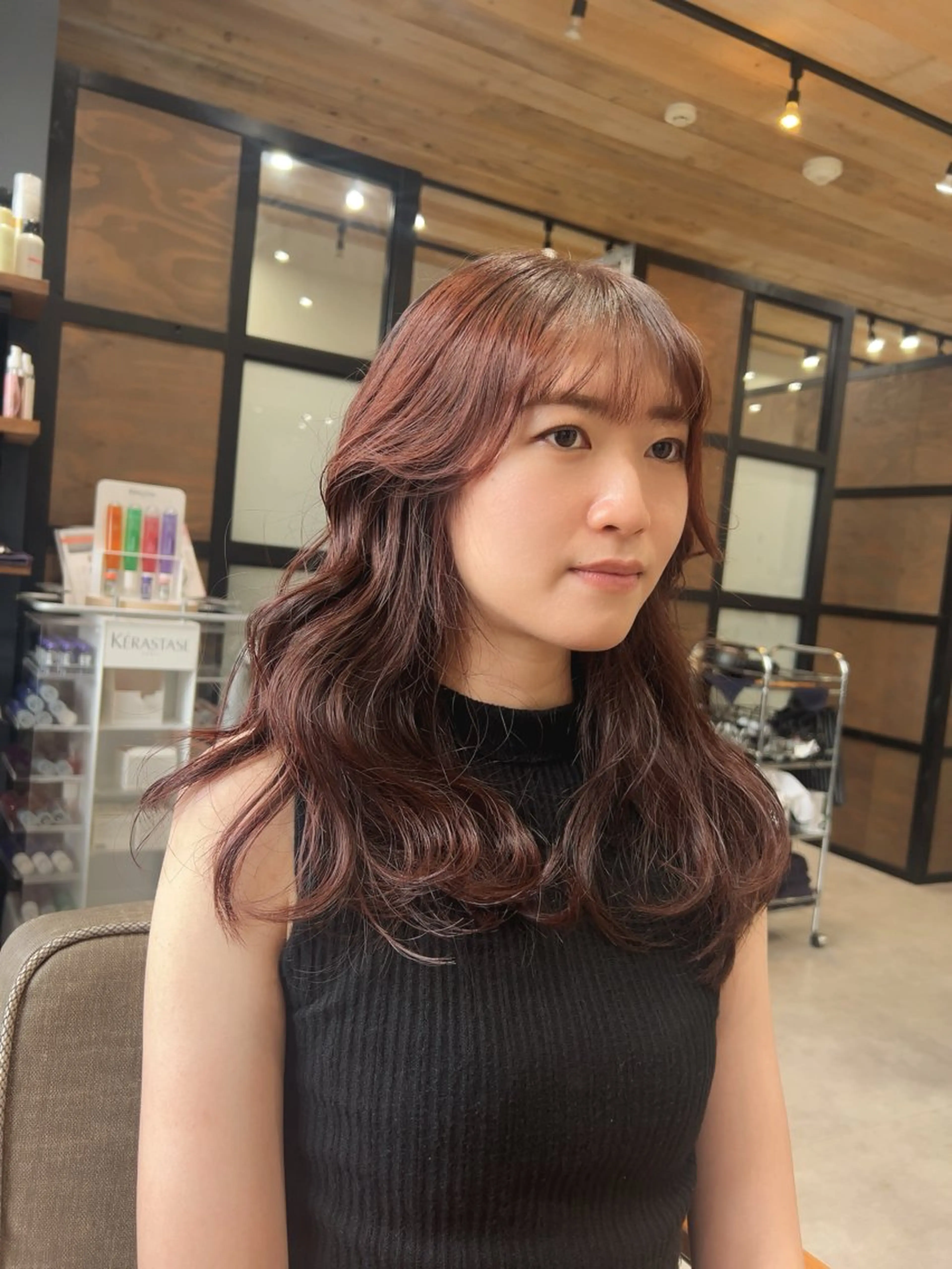 minimo限定🌟迷ったらこれで決まり！✨️カットカラー2Stepトリートメント＋韓国巻き仕上げ🫧 ͛.*の写真