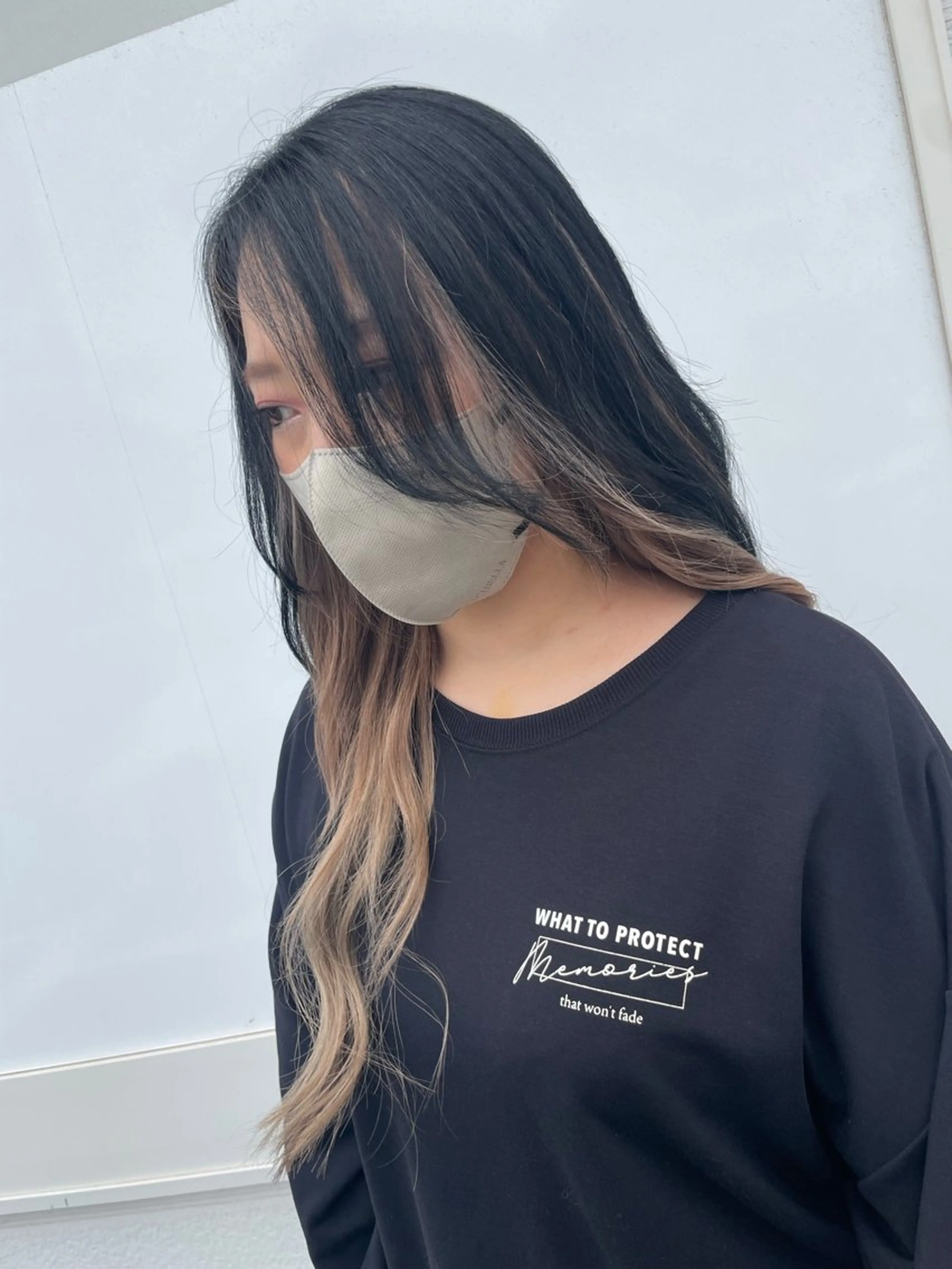 ロング カラー INCE加古川 KIHO 🩵🤍のヘアスタイル