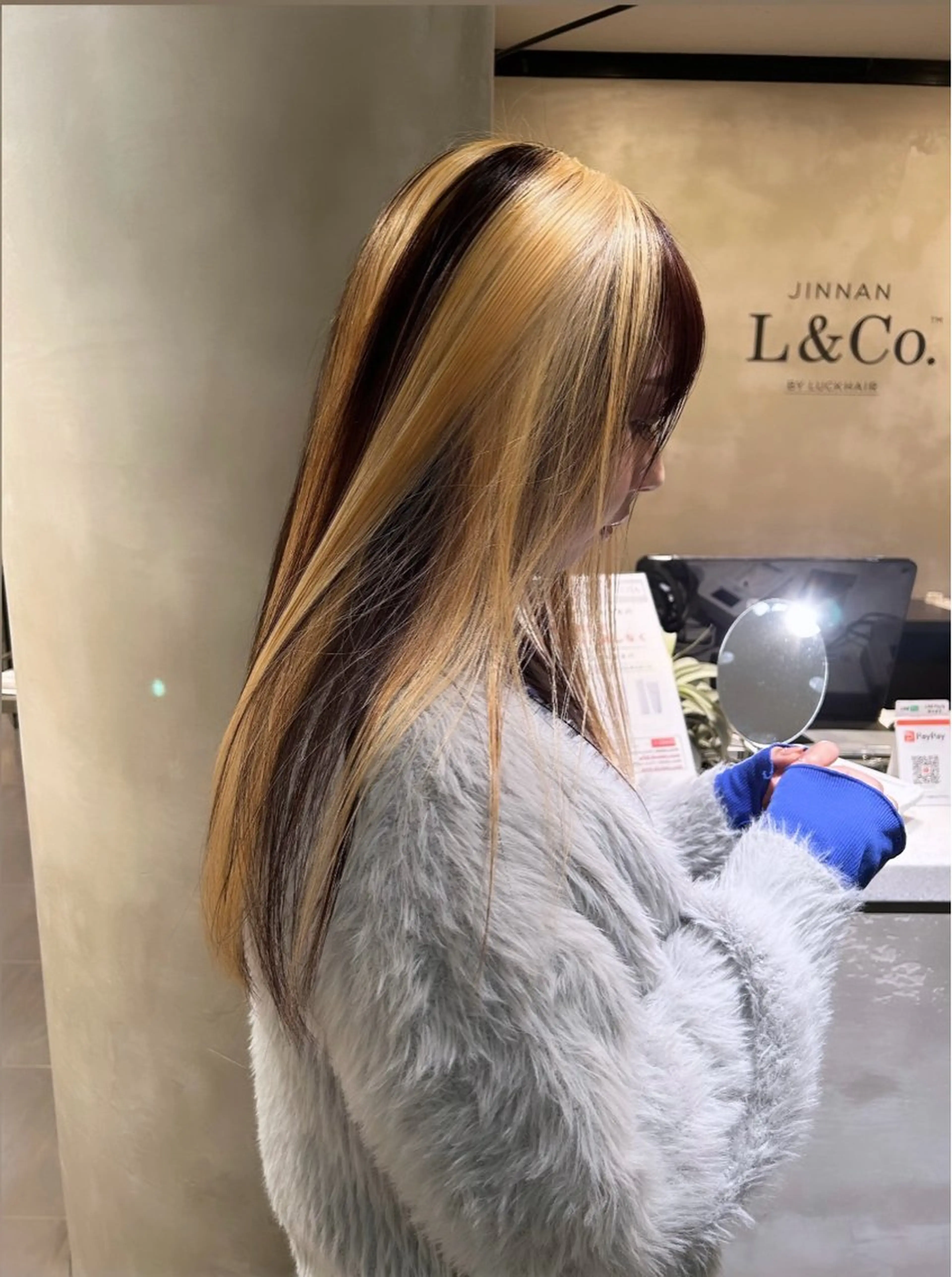 ロング カラー ヘアカラー タナカ カナ🫧のヘアスタイル