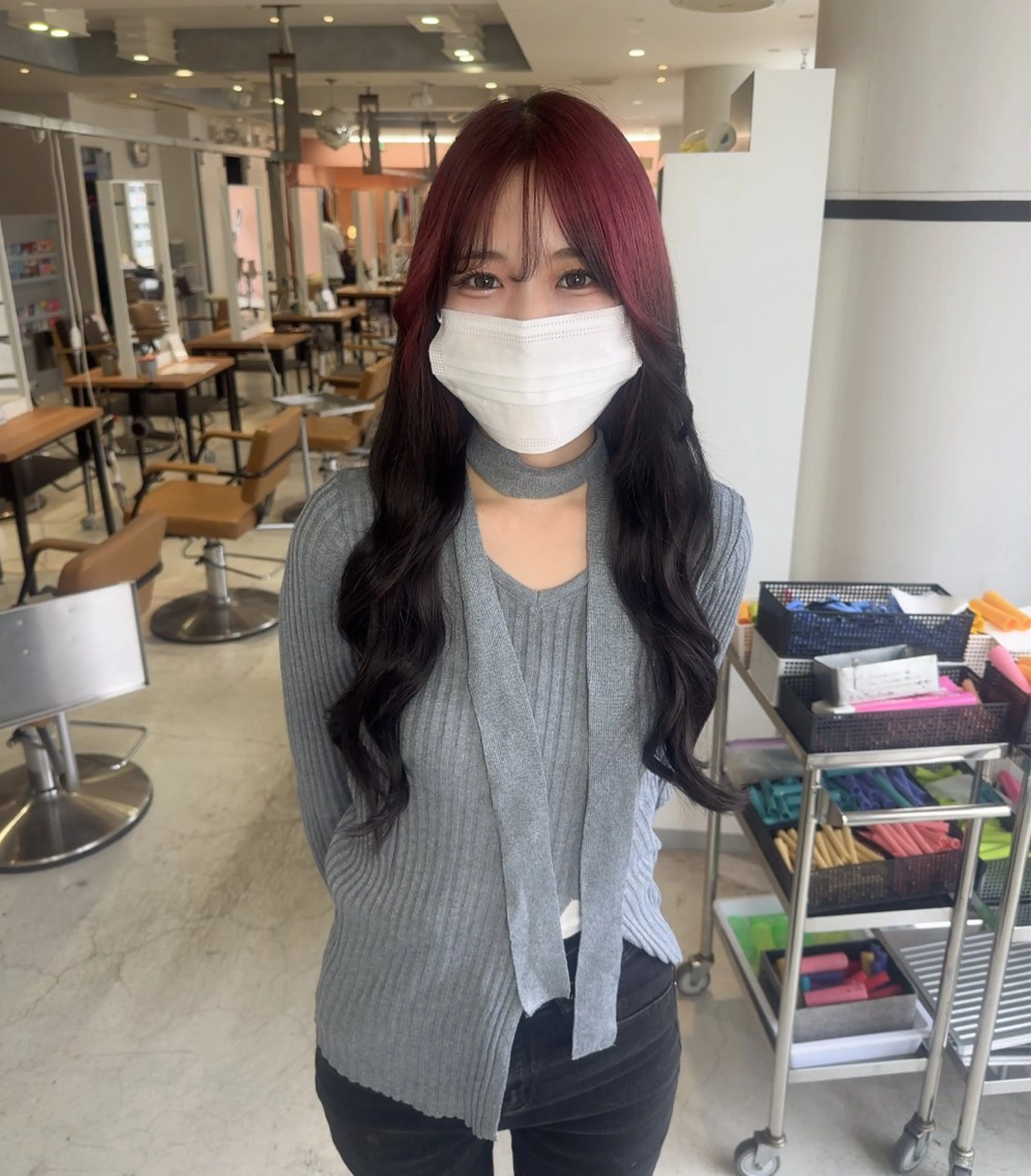 ロング 🌶F-CODE RINA🌶のヘアスタイル