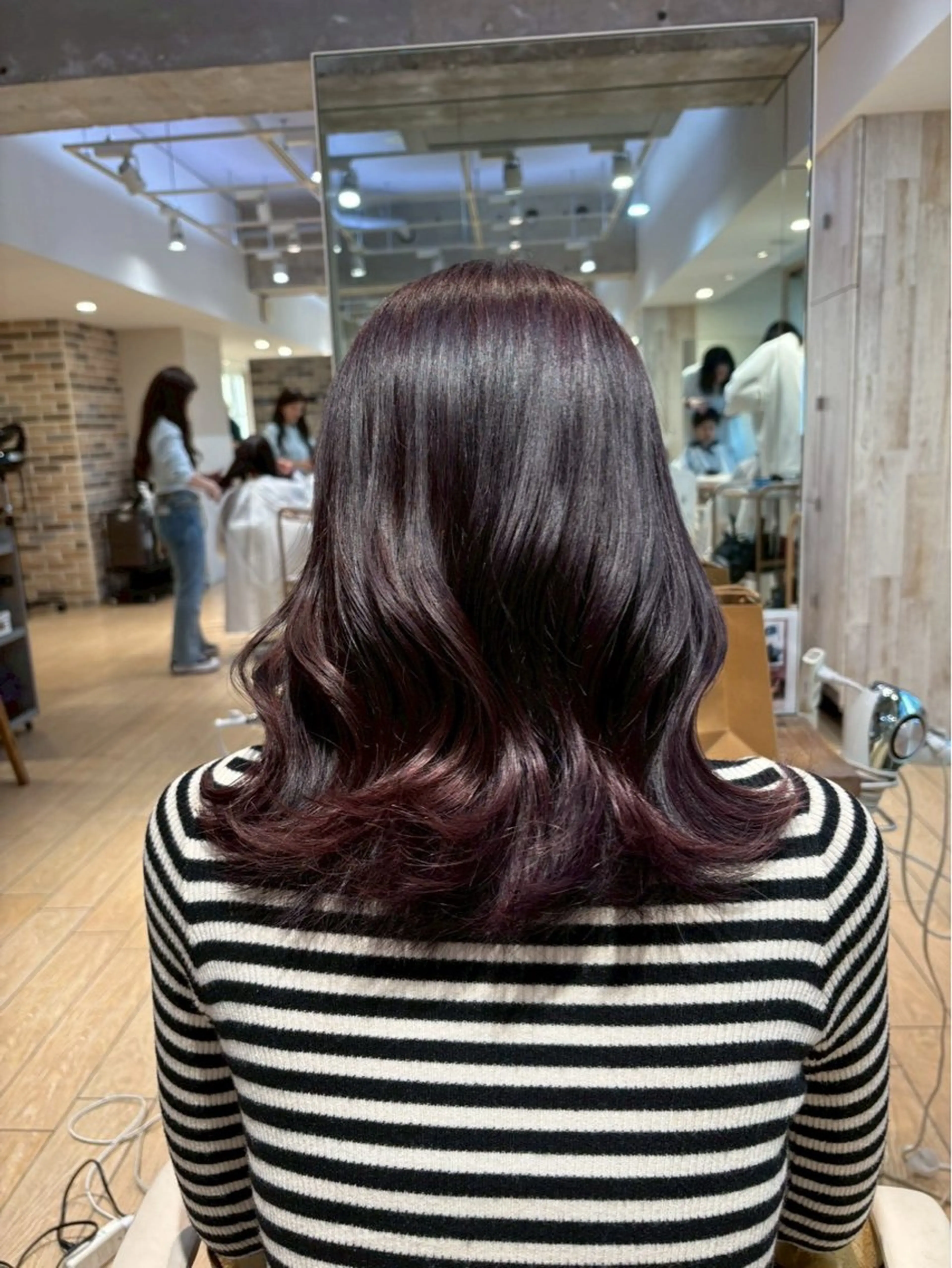 ミディアム カラー ラベンダーカラー ヘアカラー トリートメント 表参道/アレンジ💐 /艶カラー/kahoのヘアスタイル
