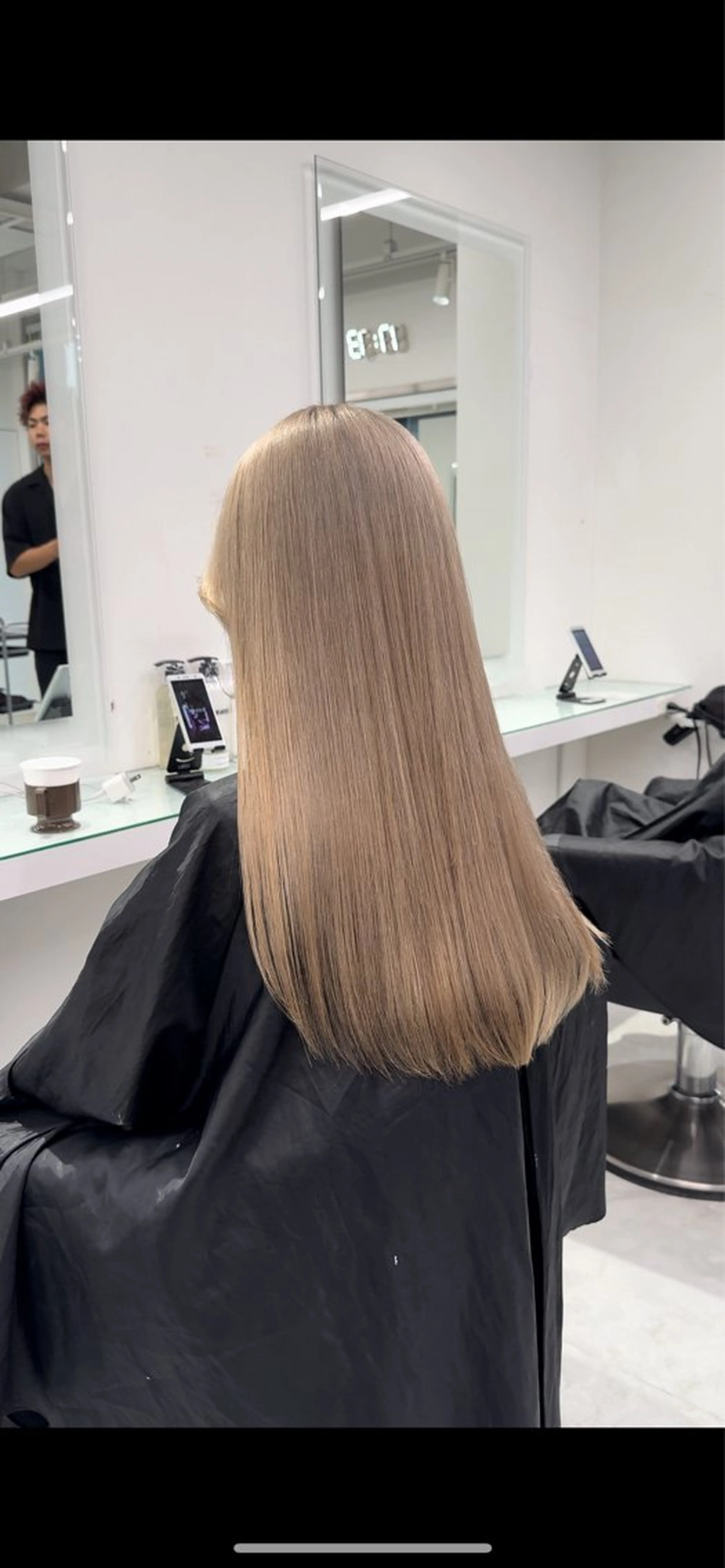 ロング カラー ヘアカラー トリートメント ヘアセット 透明感カラー/ ブリーチ/💓パタオのヘアスタイル