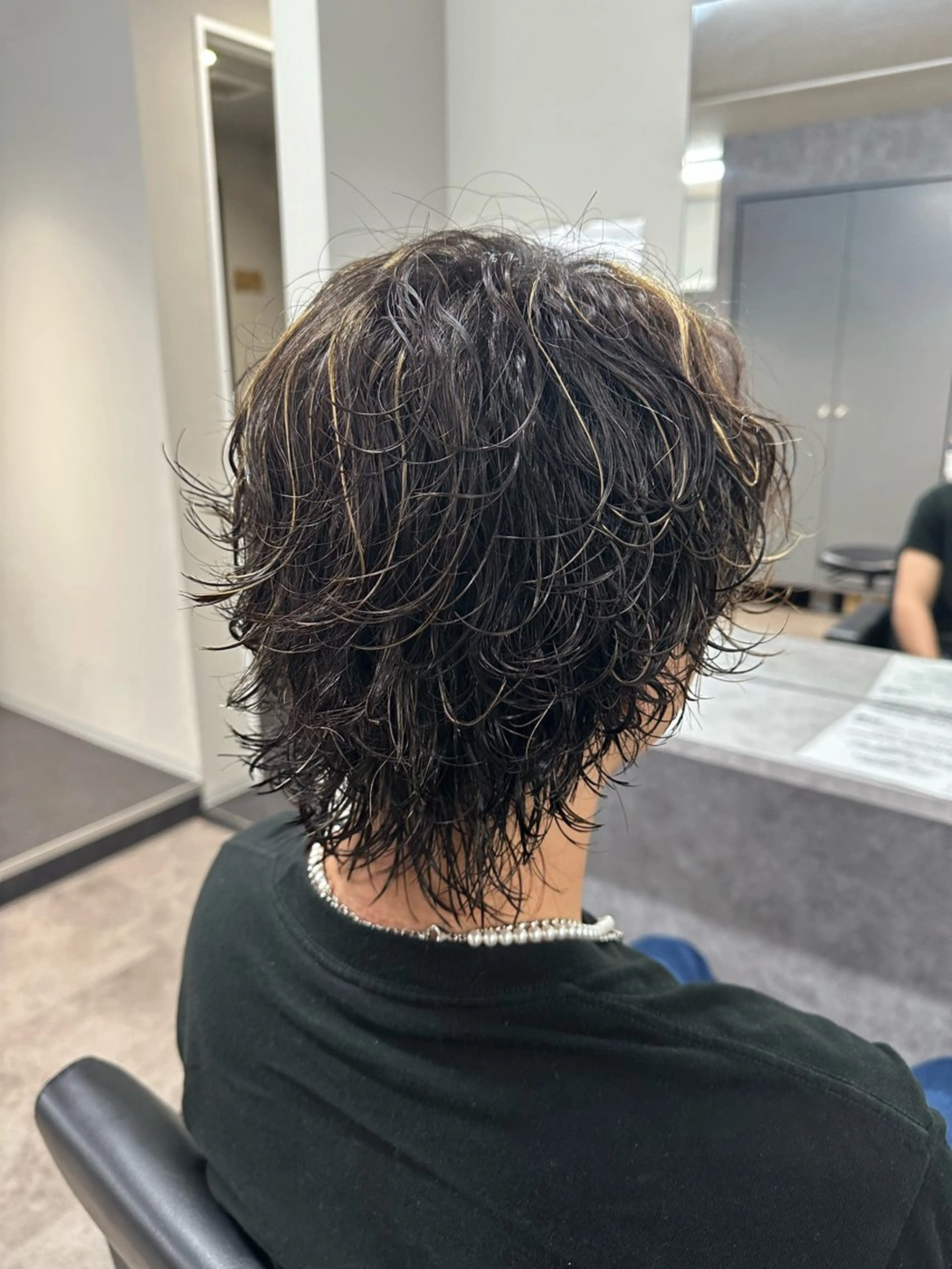 パーマ メンズ メンズハイライト 小林建翔 /立川メッシュパーマのヘアスタイル