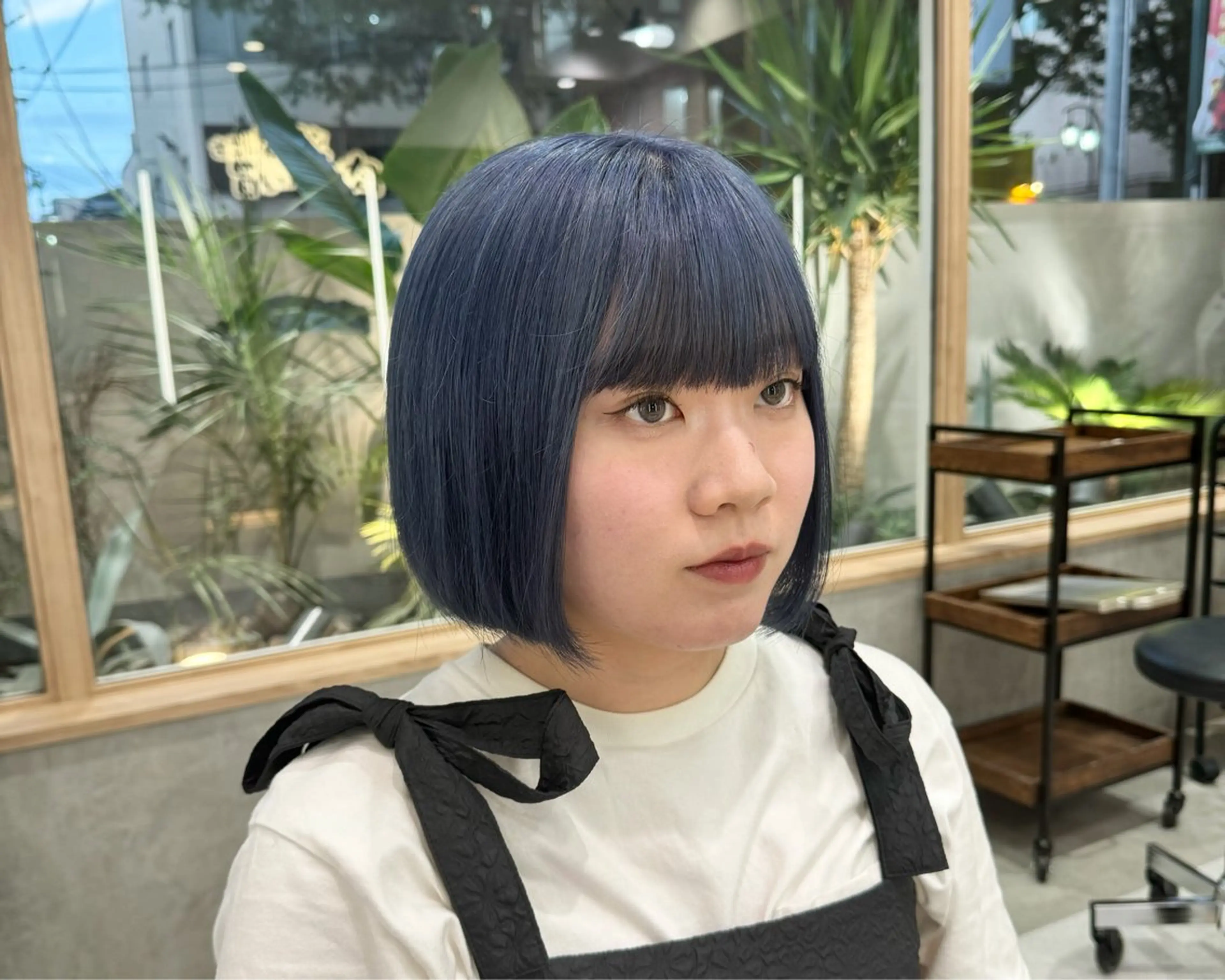 カラー ネイビーカラー ボブ カット ヘアカラー トリートメント 《ブリーチ/赤み消し /髪質改善》若松良樹のヘアスタイル