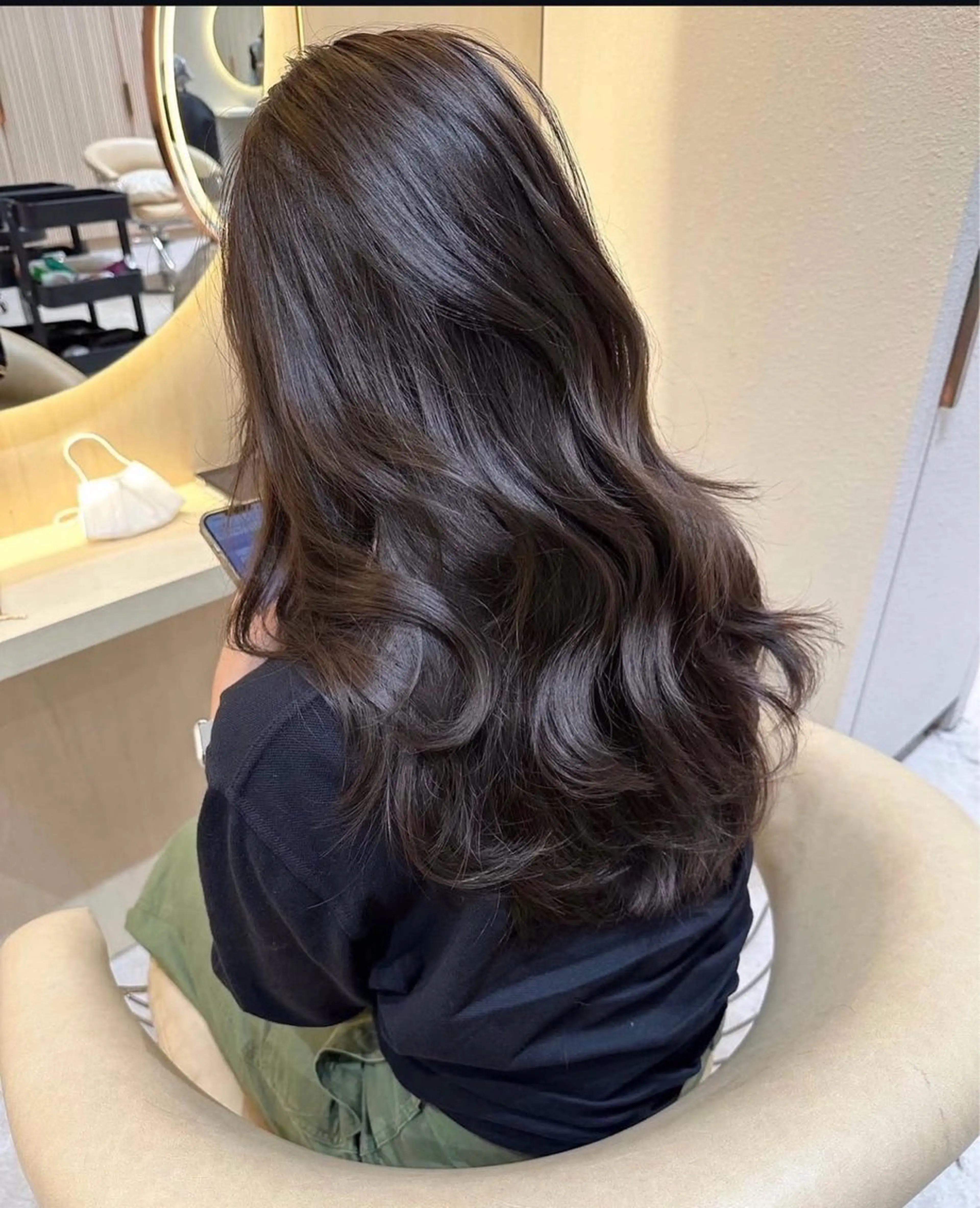 カラー カット ヘアカラー トリートメント ブリーチなし 透明感カラー/松沢のヘアスタイル