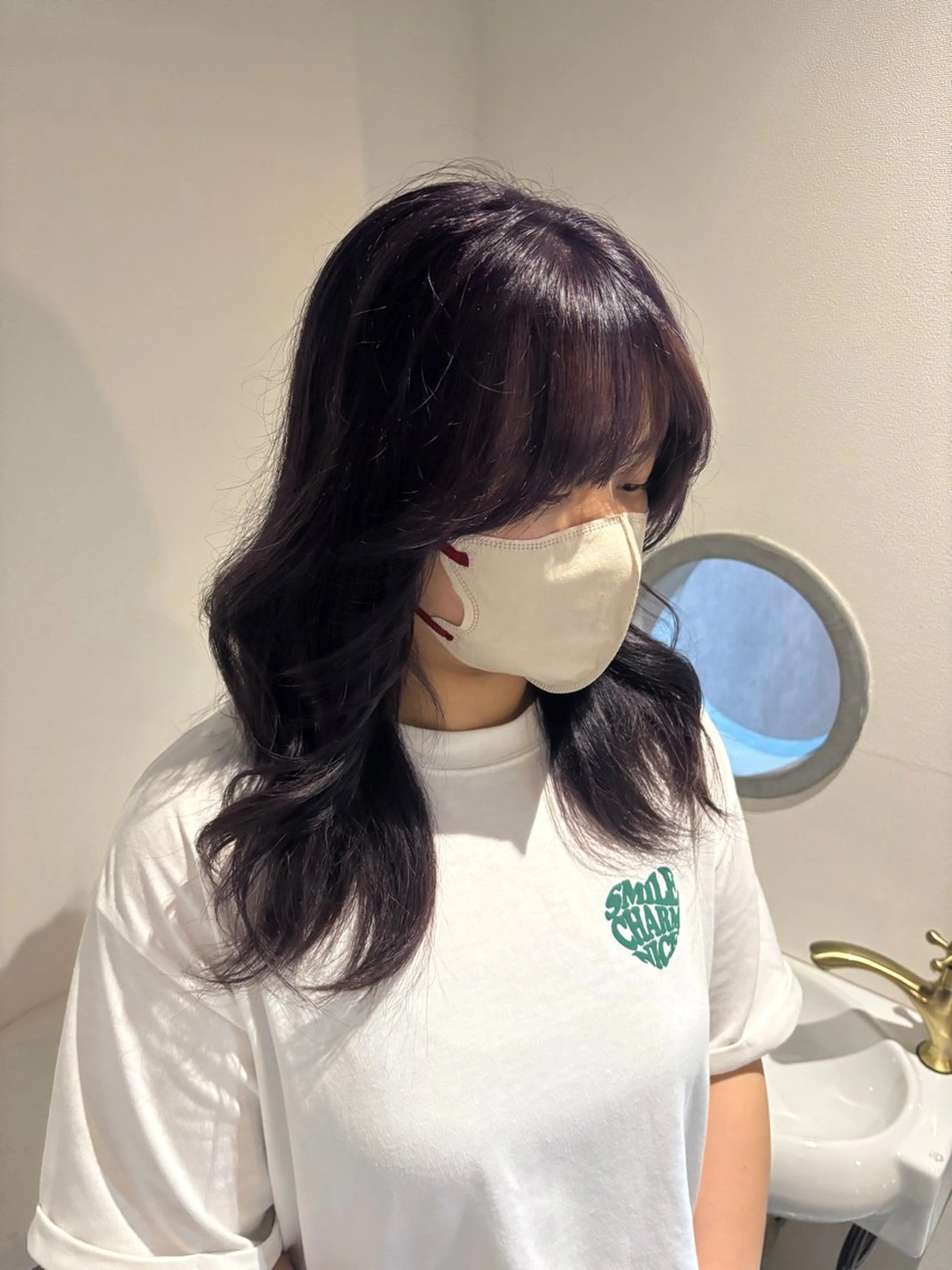 セミロング カラー ヘアカラー 大原颯隼/平成 /y2kのヘアスタイル